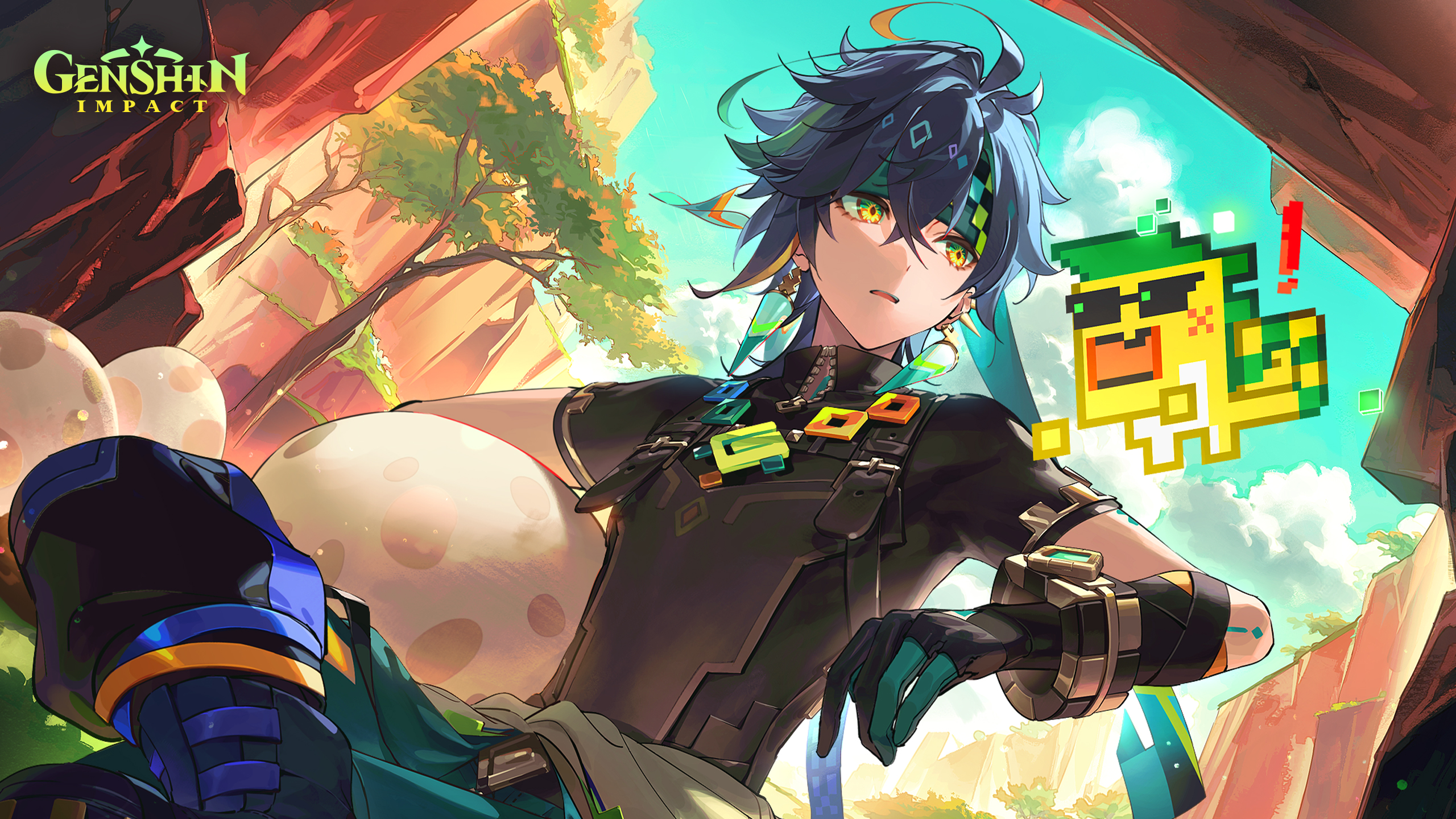 fond d'écran Genshin Impact full hd 1920x1080 téléchargement gratuit