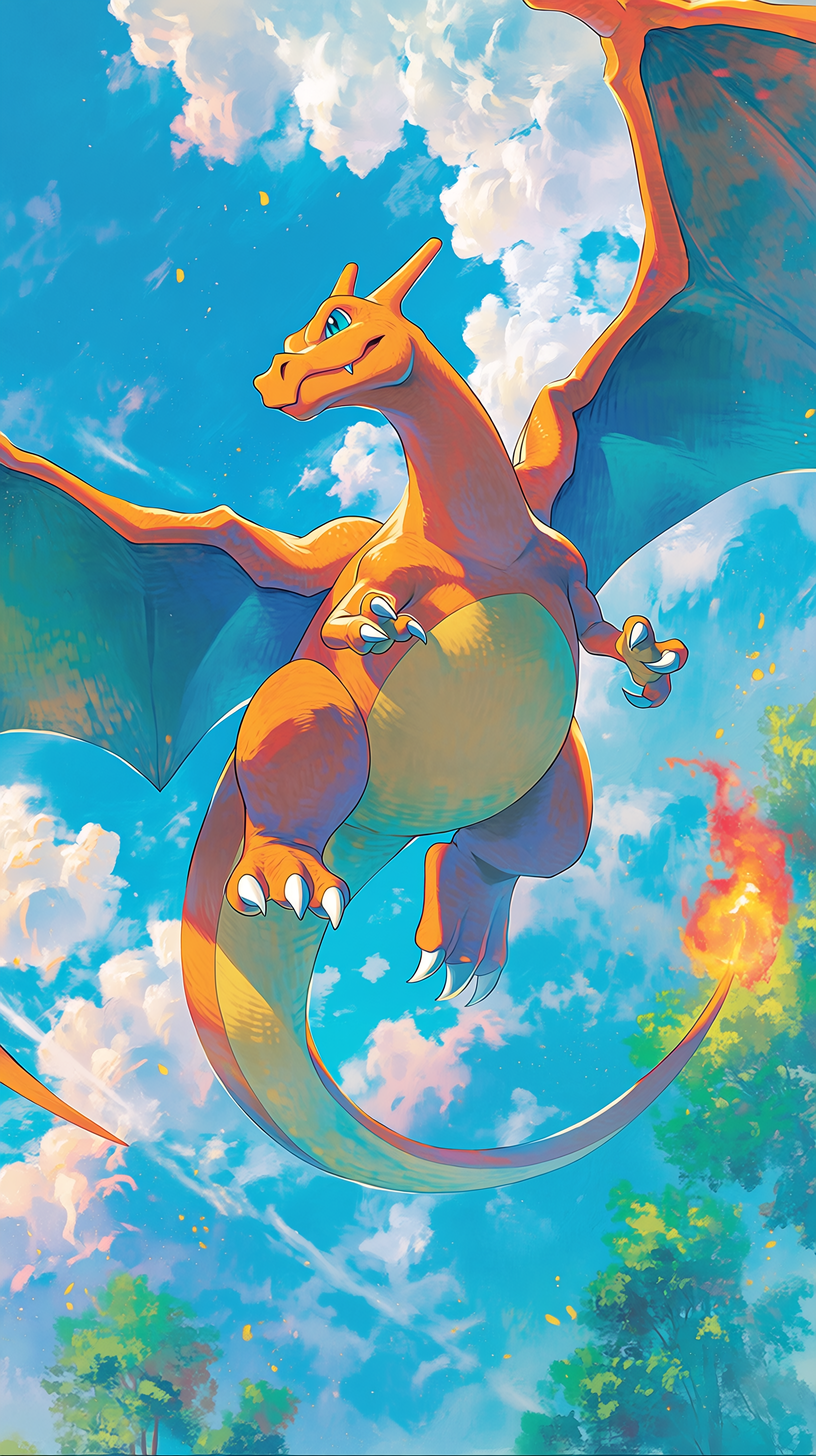 fond d'écran Dracaufeu android gratuit