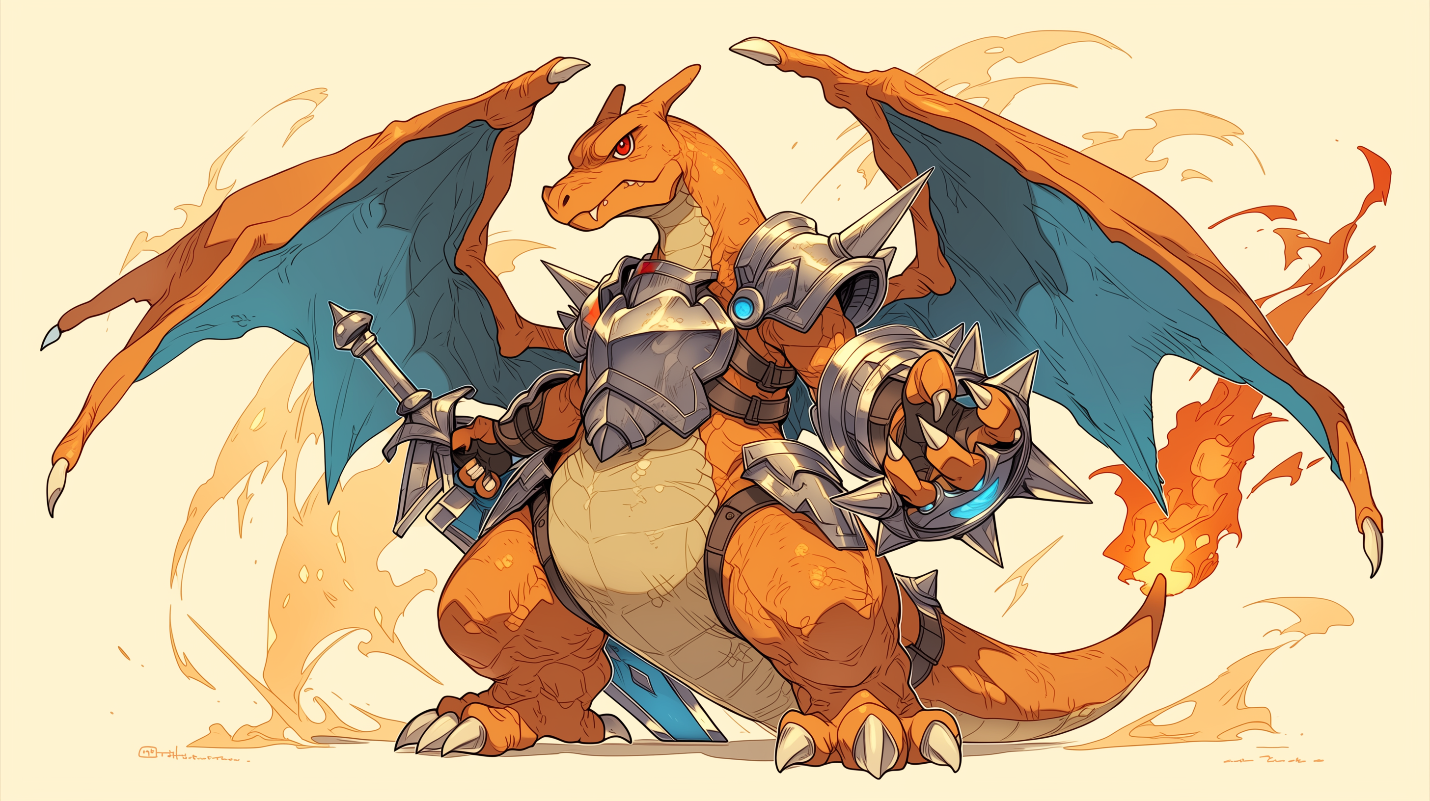 fond d'écran Dracaufeu pc 1920x1080 hd téléchargement gratuit