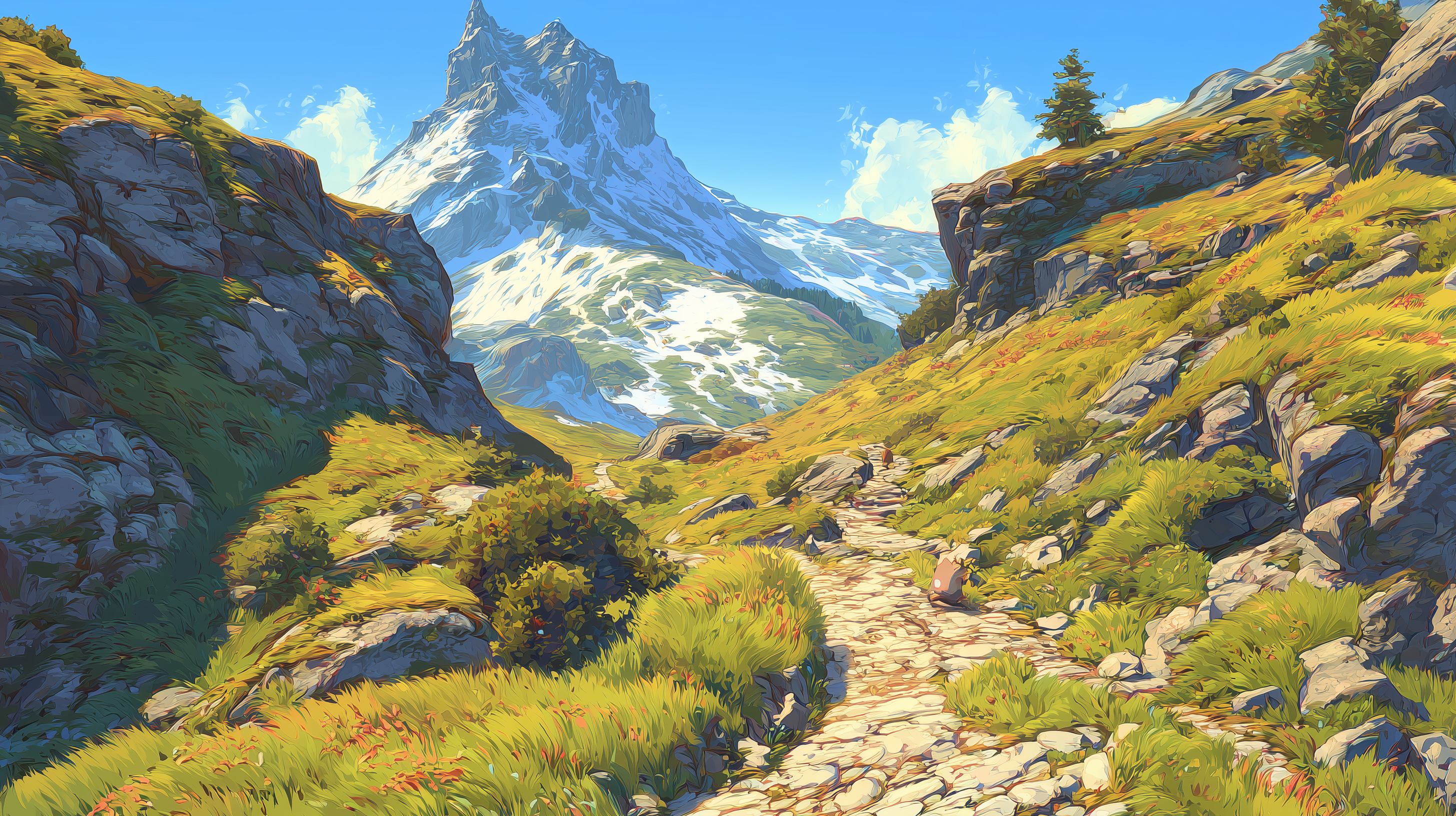 fond d'écran Vallée 2560x1080 téléchargement gratuit