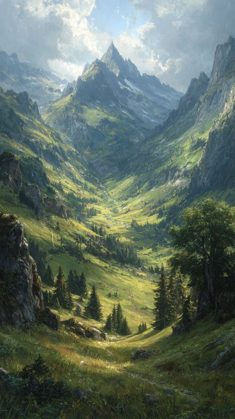 fond d'écran Vallée iphone 11 gratuit