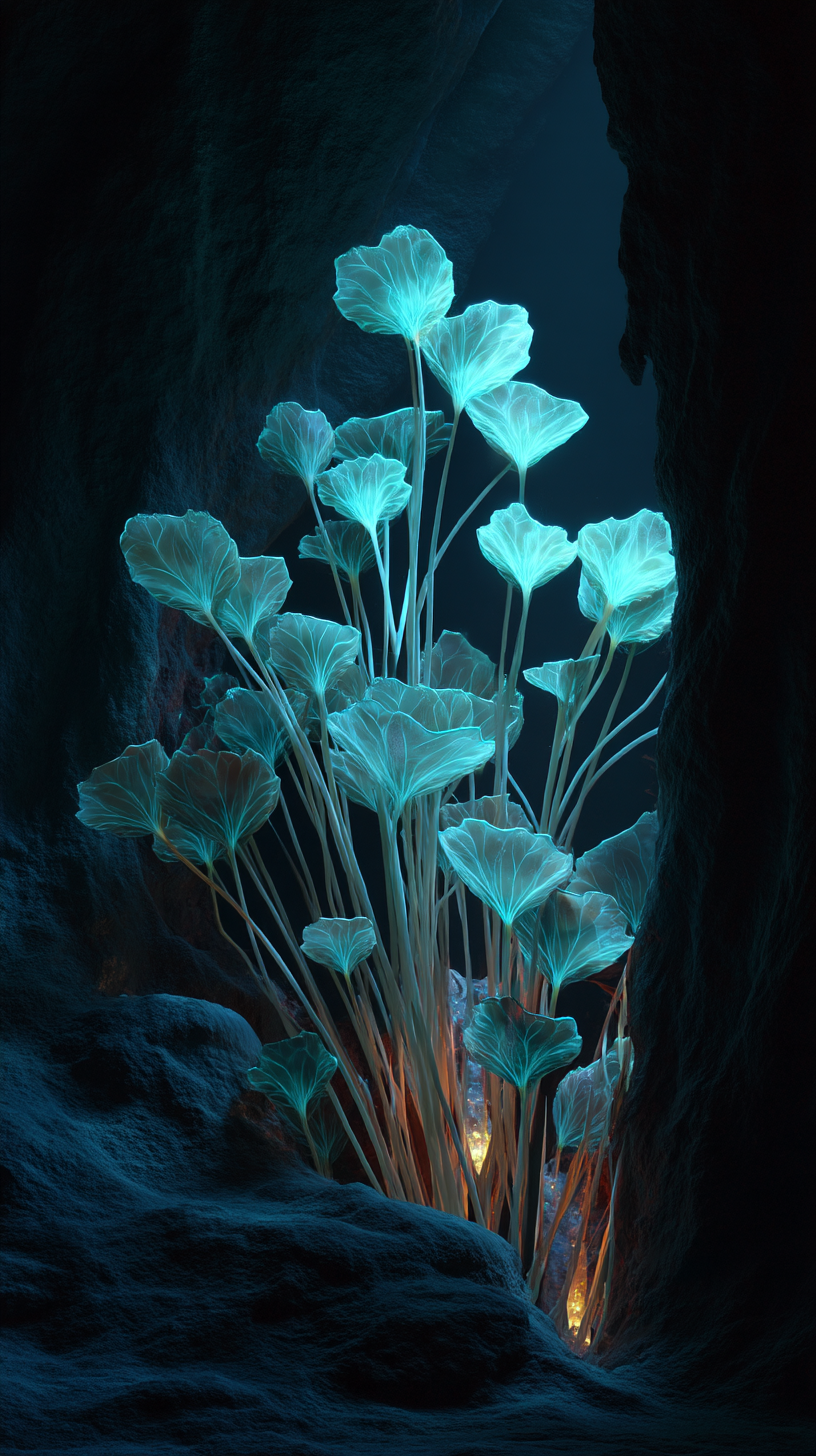 fond d'écran Bioluminescence de téléphone télécharger gratuit
