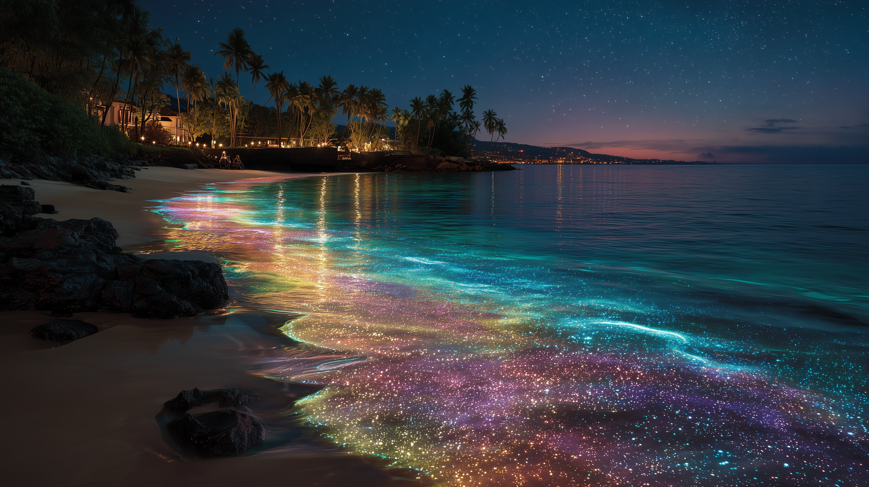 fond d'écran Bioluminescence ultra hd 3840x2160 téléchargement gratuit