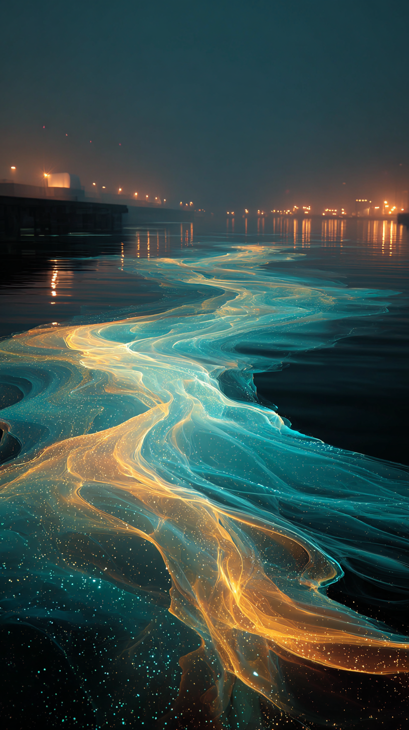 fond d'écran Bioluminescence iphone télécharger gratuit