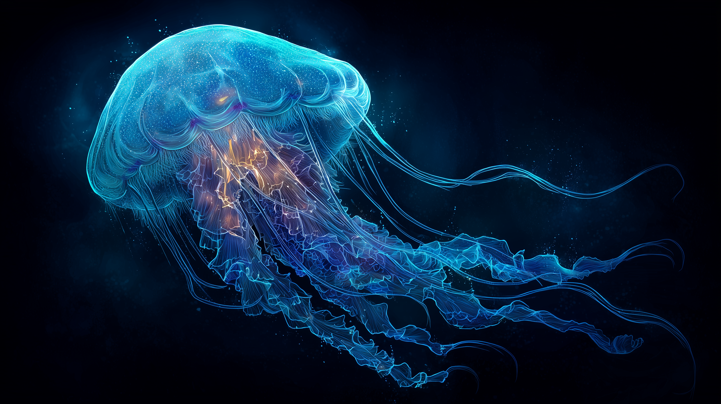 fond d'écran Bioluminescence pc 1920x1080 téléchargement gratuit
