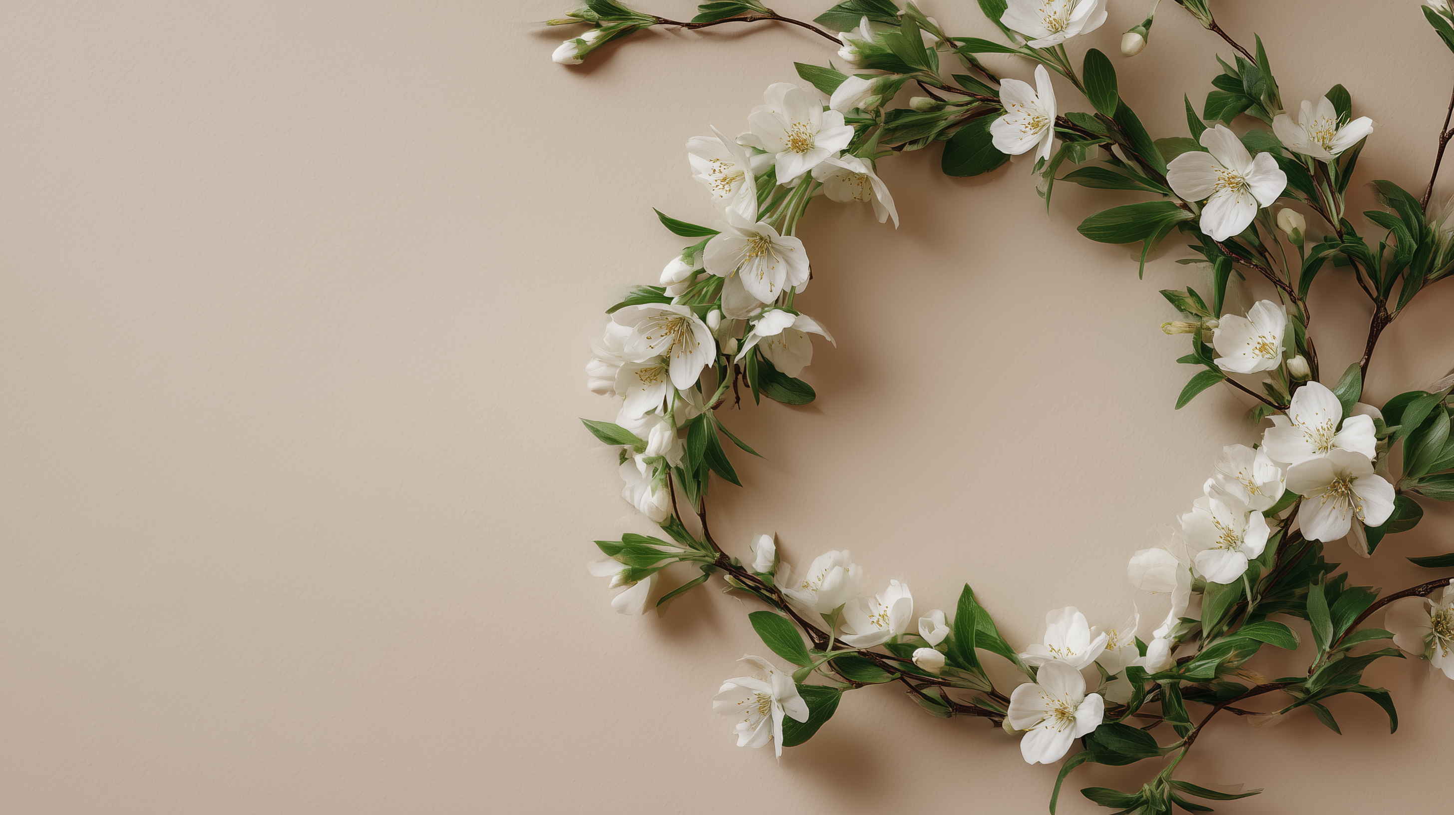 fond d'écran Couronne de fleur windows 11 ultra hd téléchargement gratuit