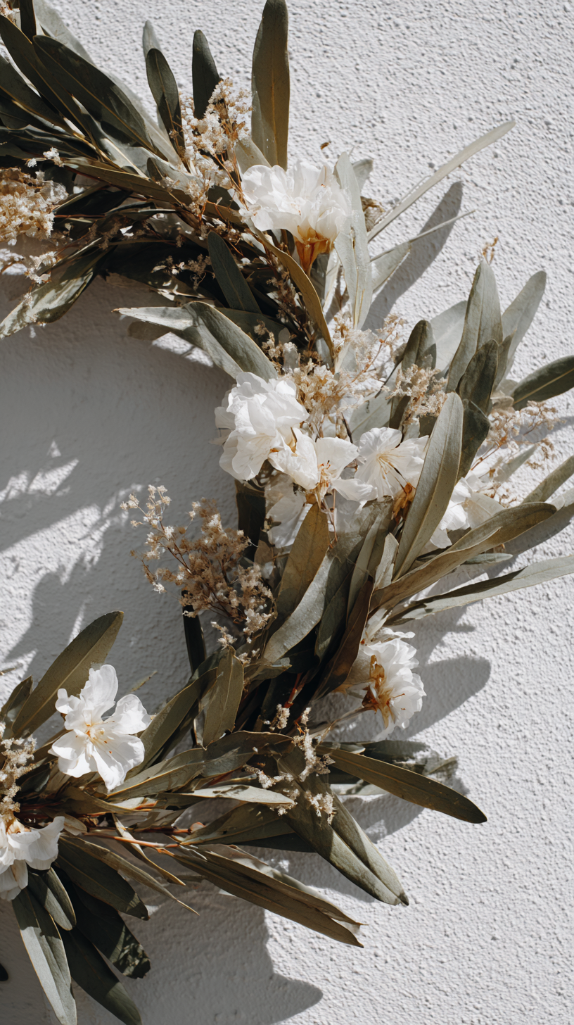 iphone fond d'écran Couronne de fleur gratuit