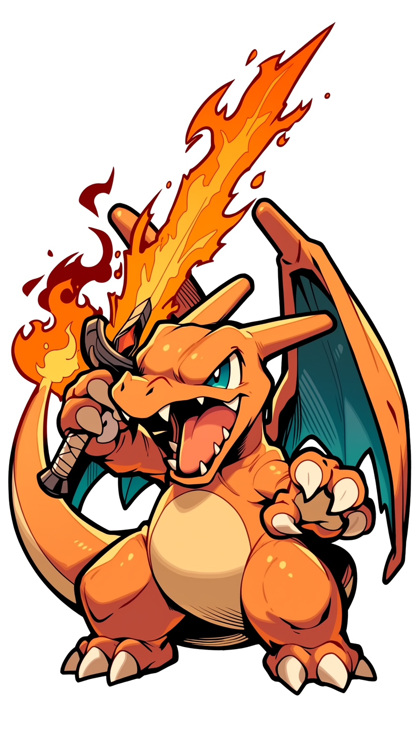 fond d'écran Dracaufeu iphone 16 pro max gratuit