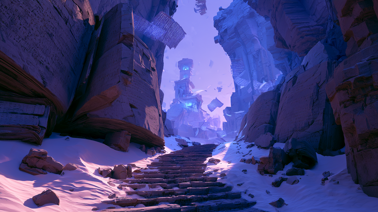 fond d'écran Paysage fantastique windows 11 ultra hd téléchargement gratuit