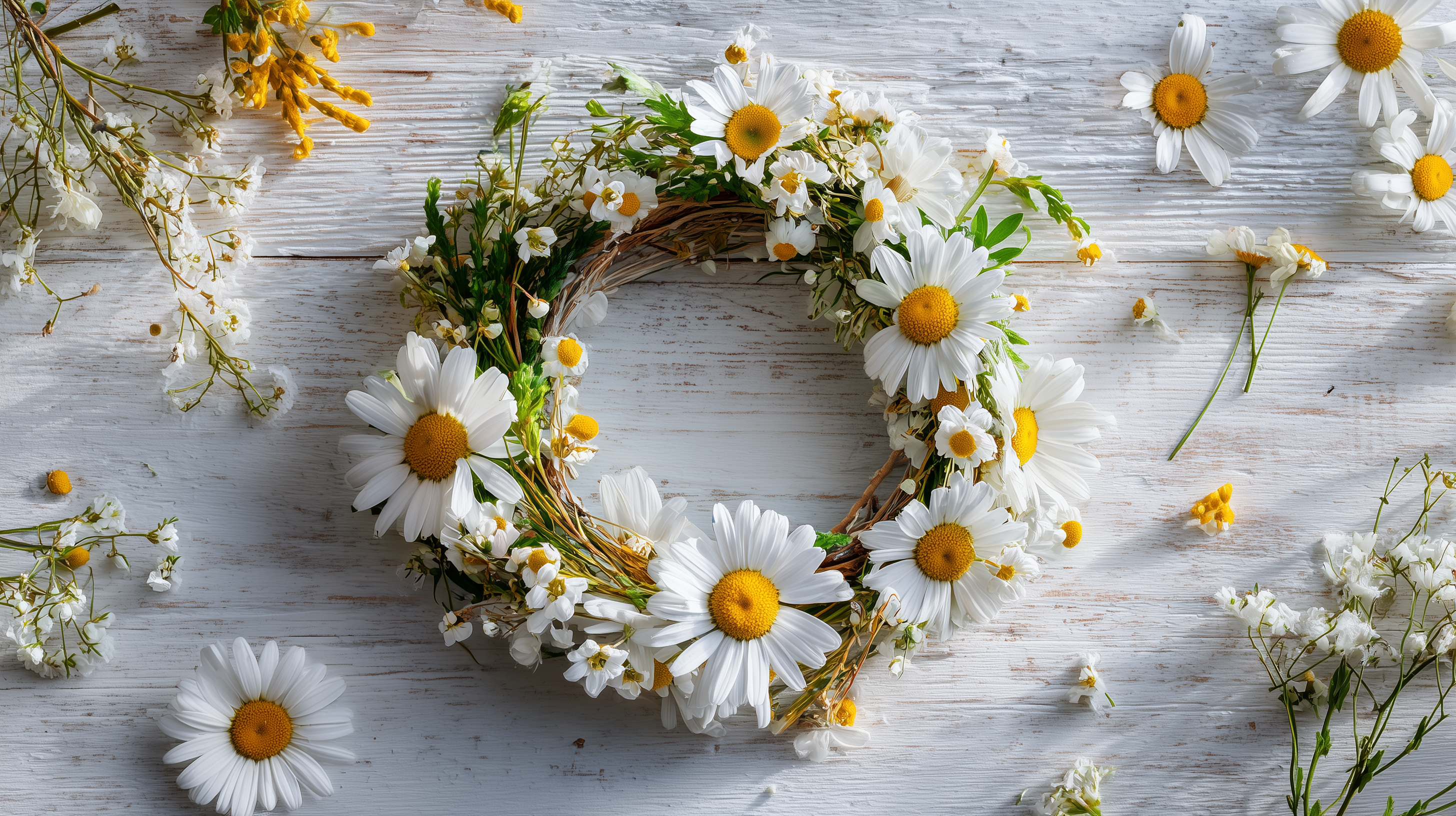 fond d'écran Couronne de fleur 4k windows téléchargement gratuit