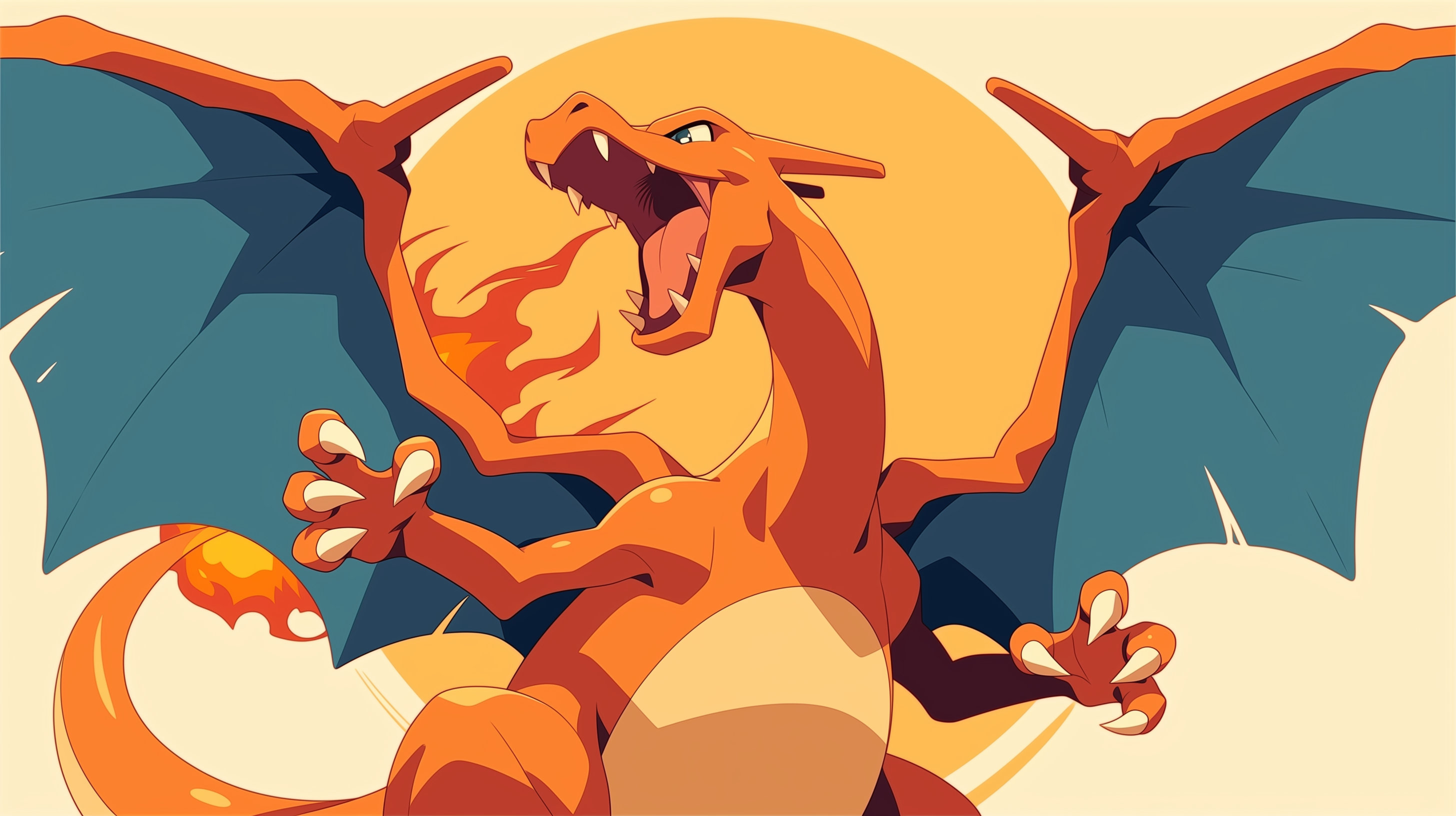 fond d'écran Dracaufeu 5120x2880 téléchargement gratuit