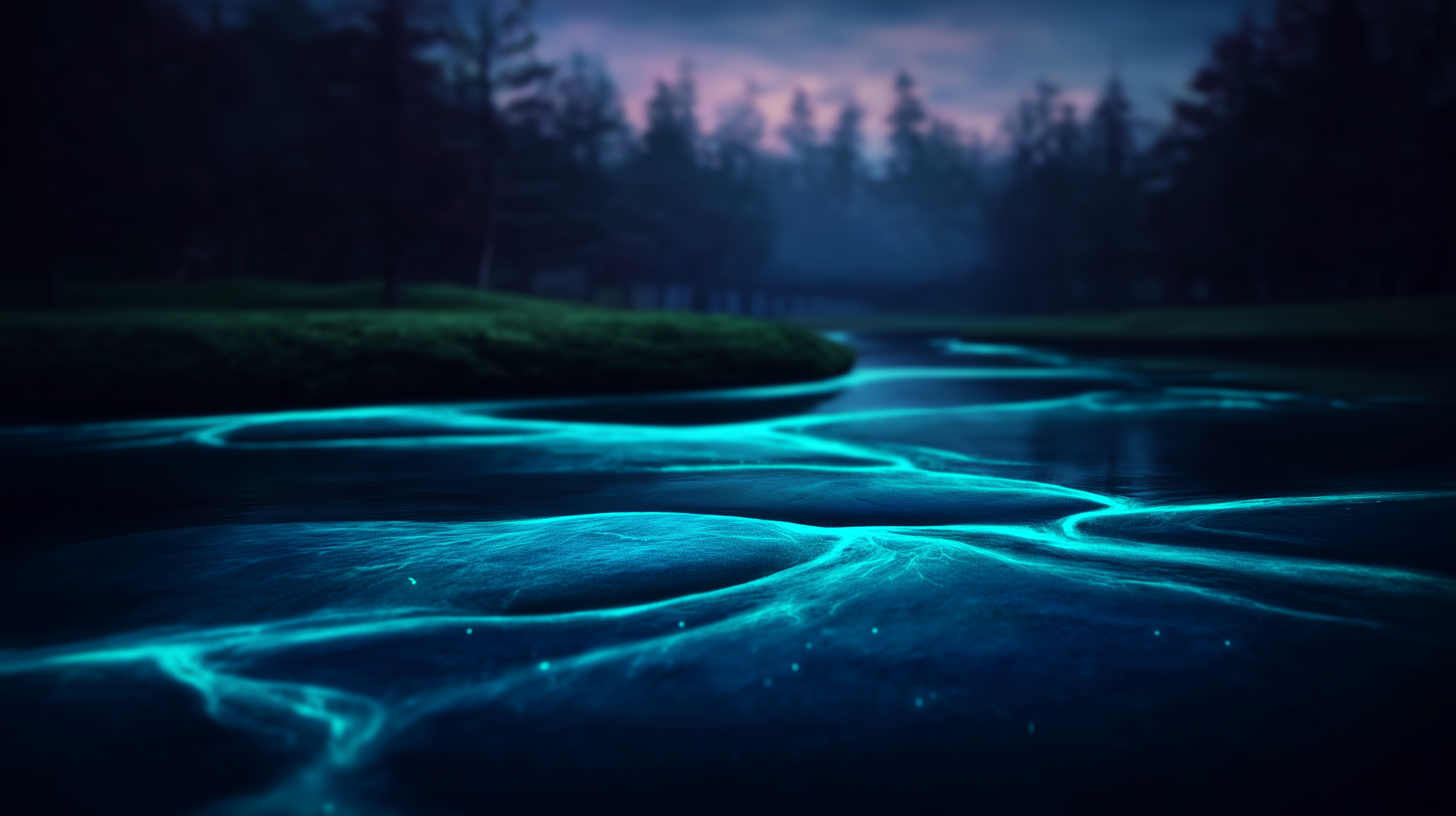 fond d'écran Bioluminescence 1440p 4k téléchargement gratuit