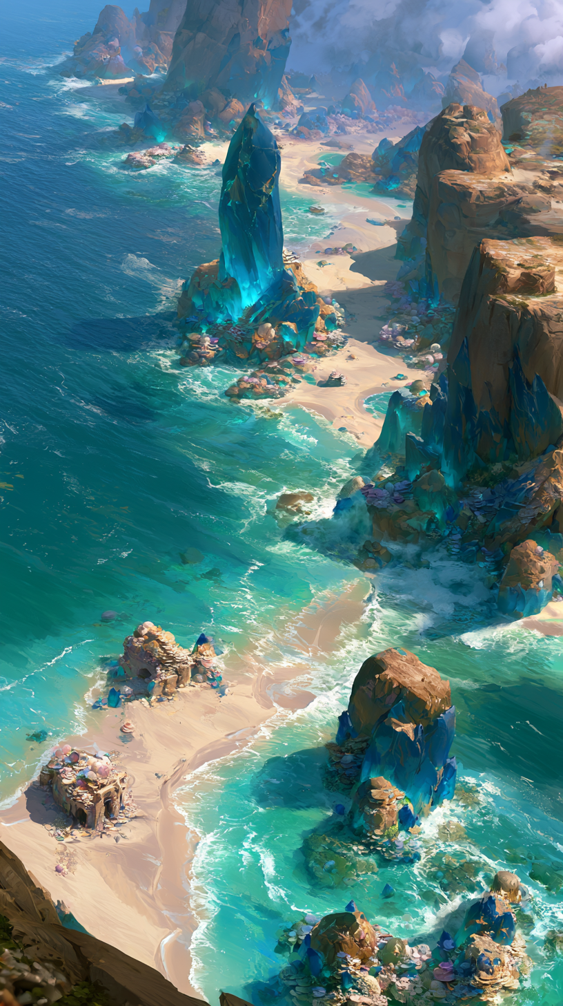 fond d'écran Paysage fantastique iphone 4k télécharger gratuit