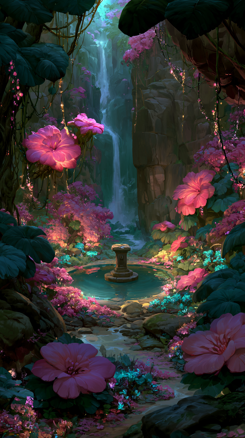 fond d'écran Paysage fantastique iphone 14 pro max télécharger gratuit
