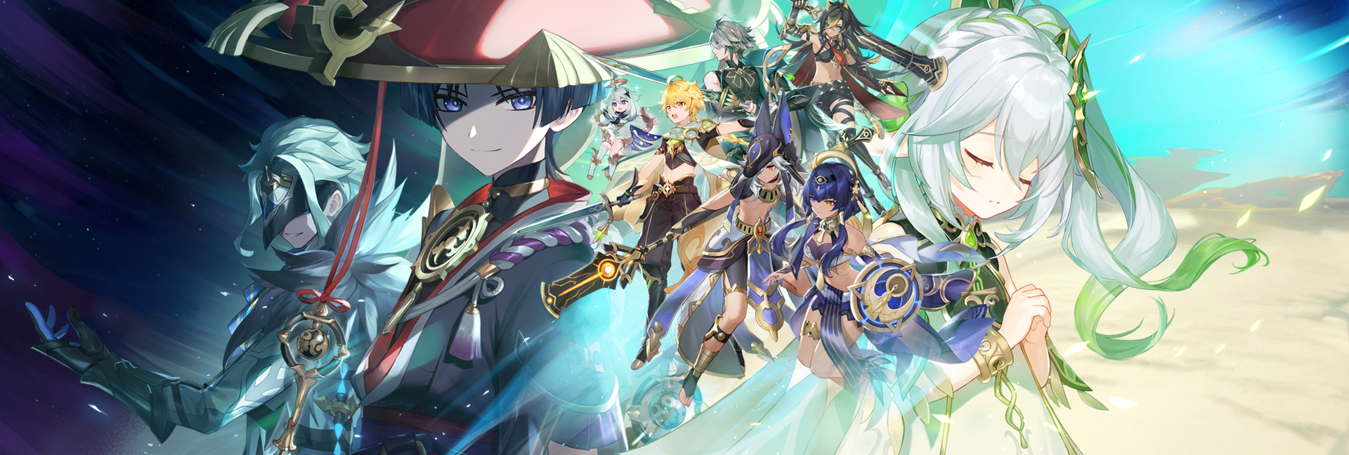 image fond d'écran Genshin Impact pc téléchargement gratuit