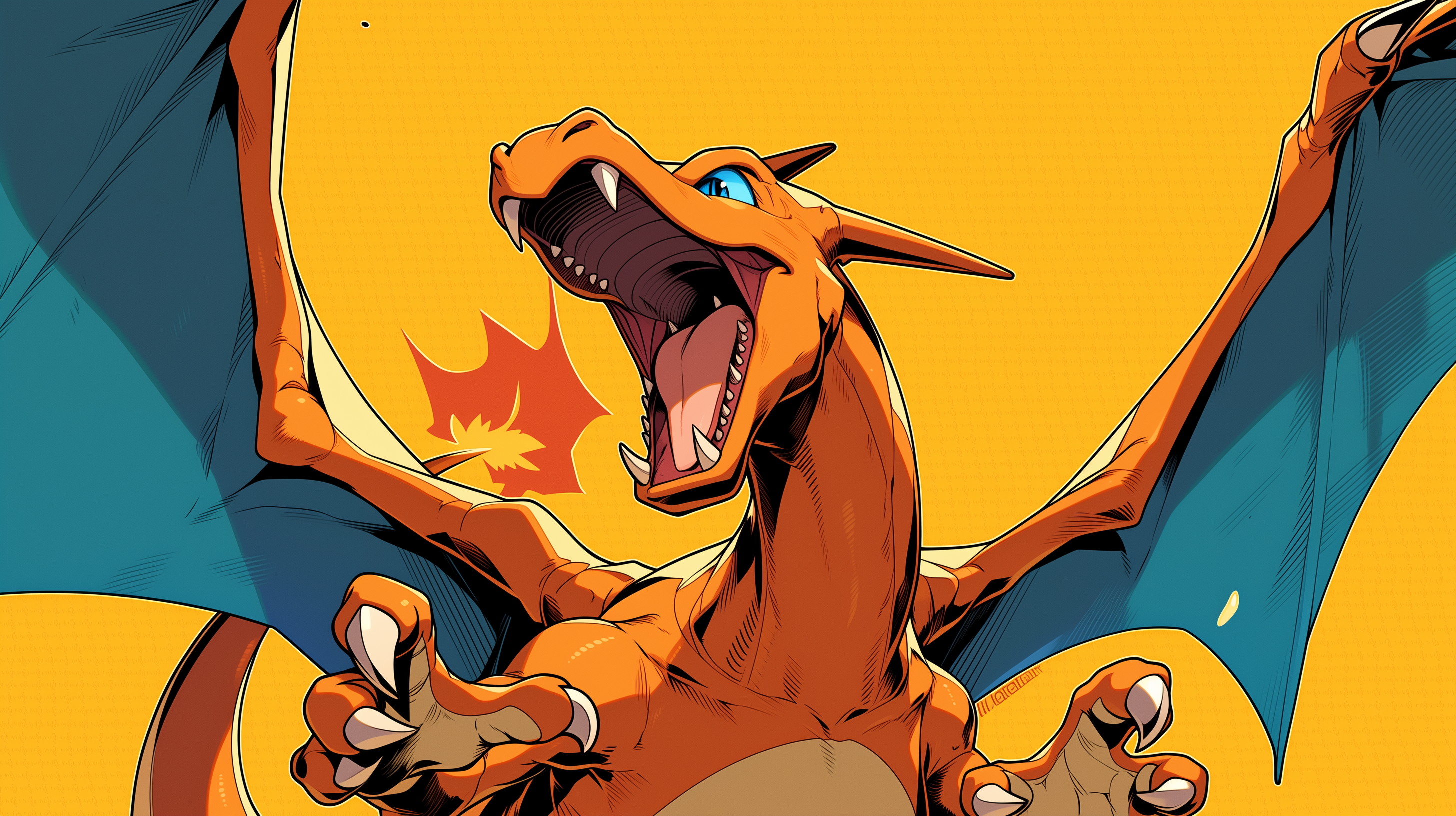 fond d'écran Dracaufeu 4k 1920x1080 téléchargement gratuit
