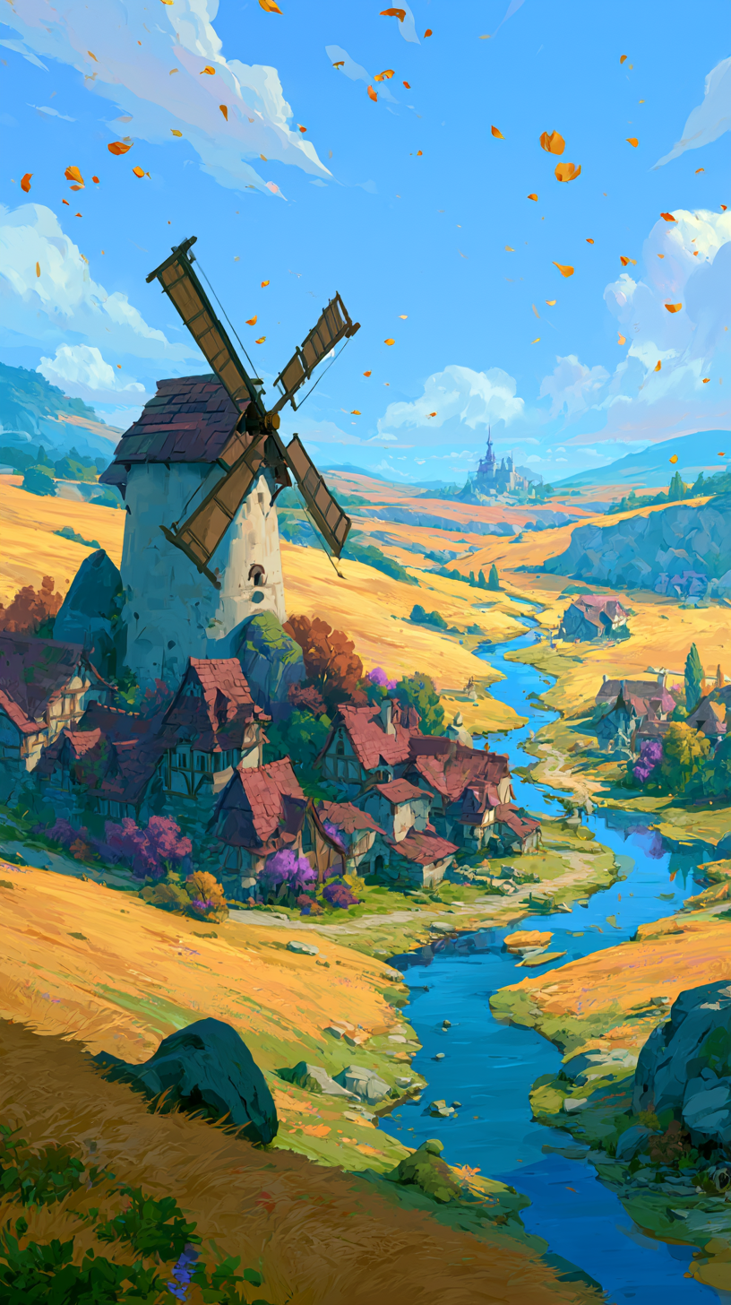 fond d'écran Paysage fantastique pour téléphone télécharger gratuit