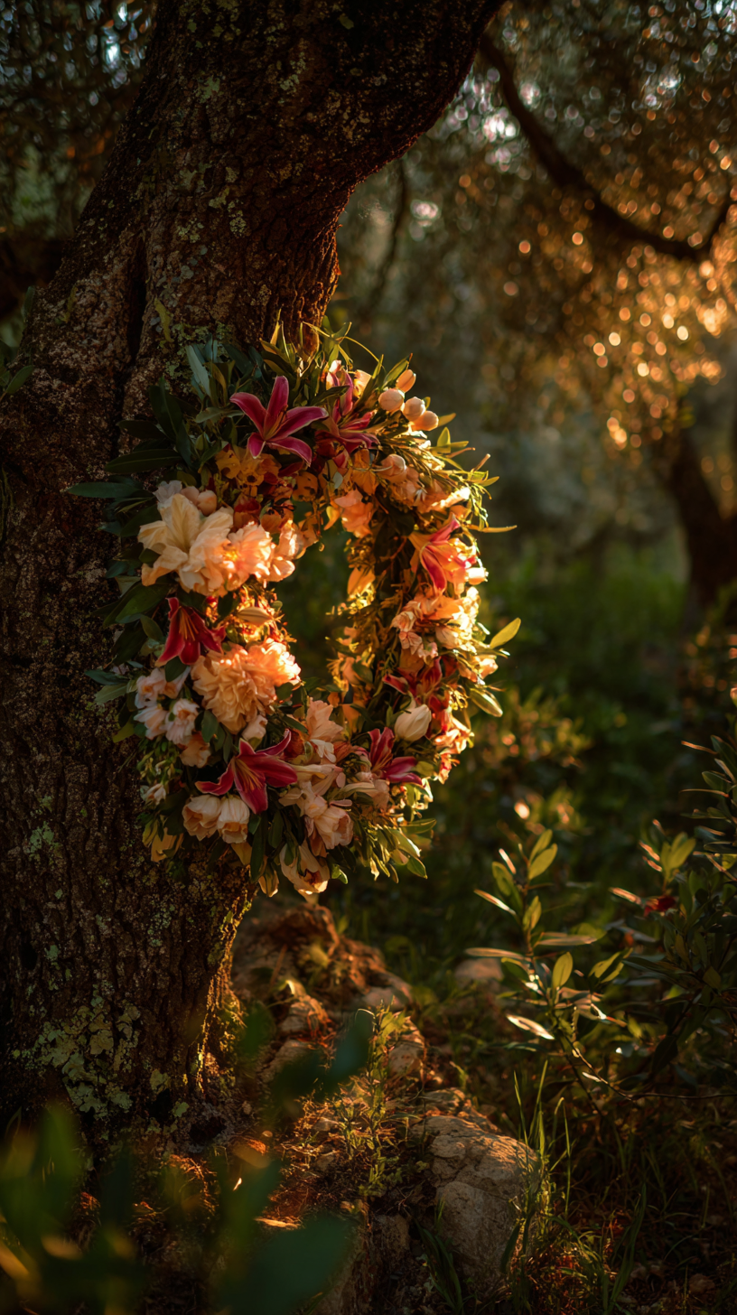 fond d'écran Couronne de fleur gratuit pour tablette android télécharger haute qualité