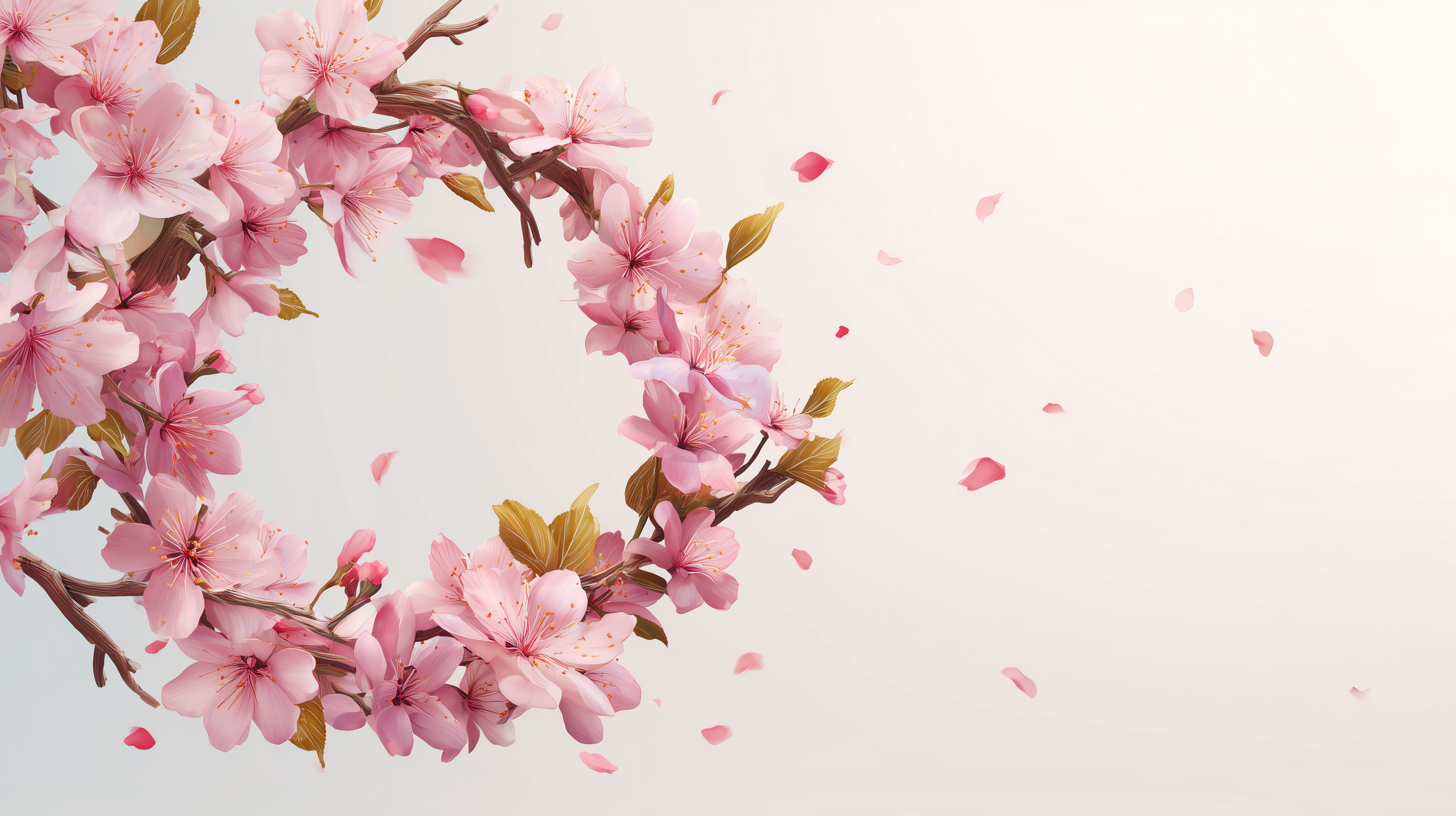 fond d'écran Couronne de fleur 4k 2560x1440 téléchargement gratuit