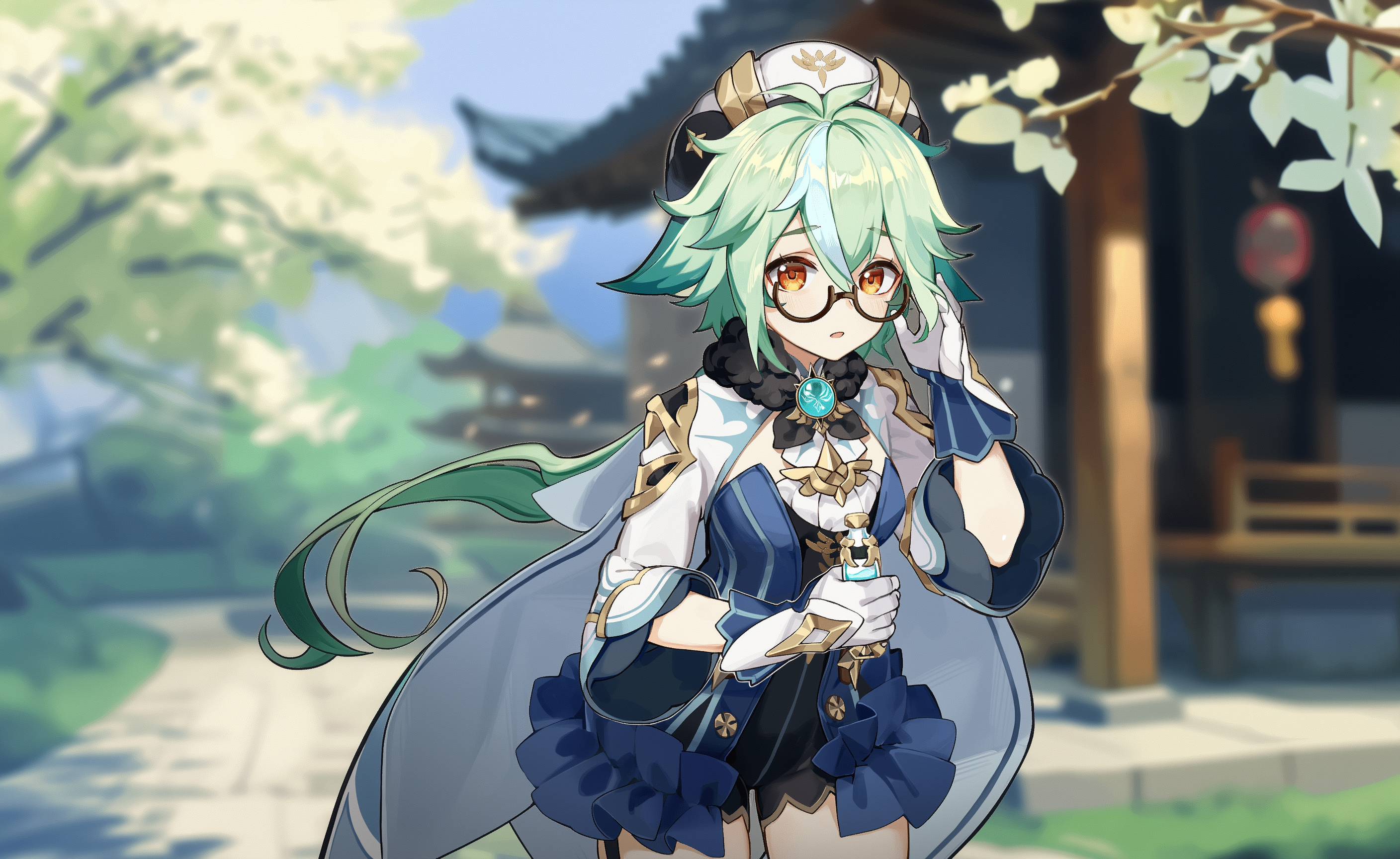 fond d'écran Genshin Impact personnalisé téléchargement gratuit