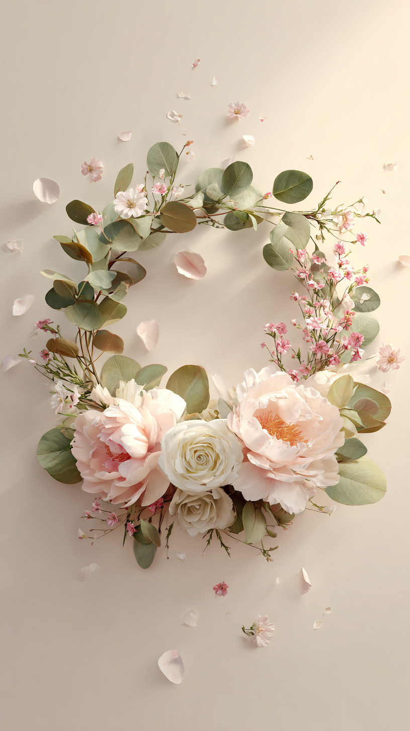 fond d'écran Couronne de fleur téléphone Sony gratuit