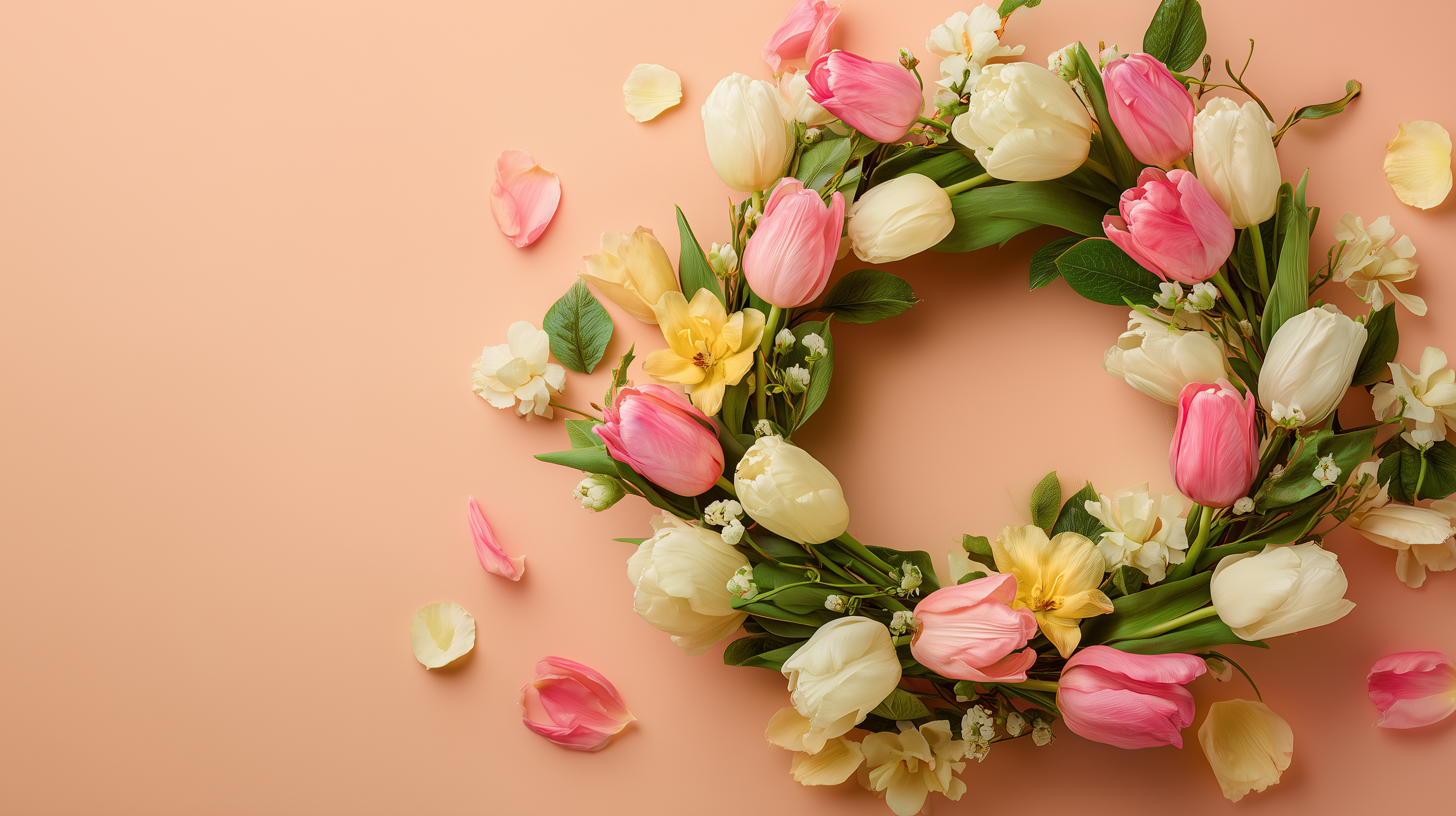 fond d'écran Couronne de fleur 3000x2000 téléchargement gratuit