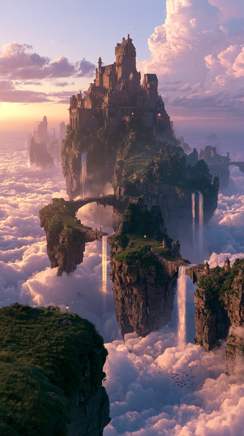 fond d'écran Paysage fantastique iphone 15 pro max 4k télécharger gratuit