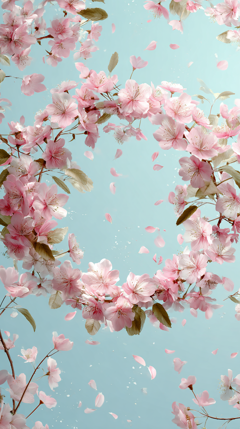 fond d'écran Couronne de fleur iphone 15 4k télécharger gratuit