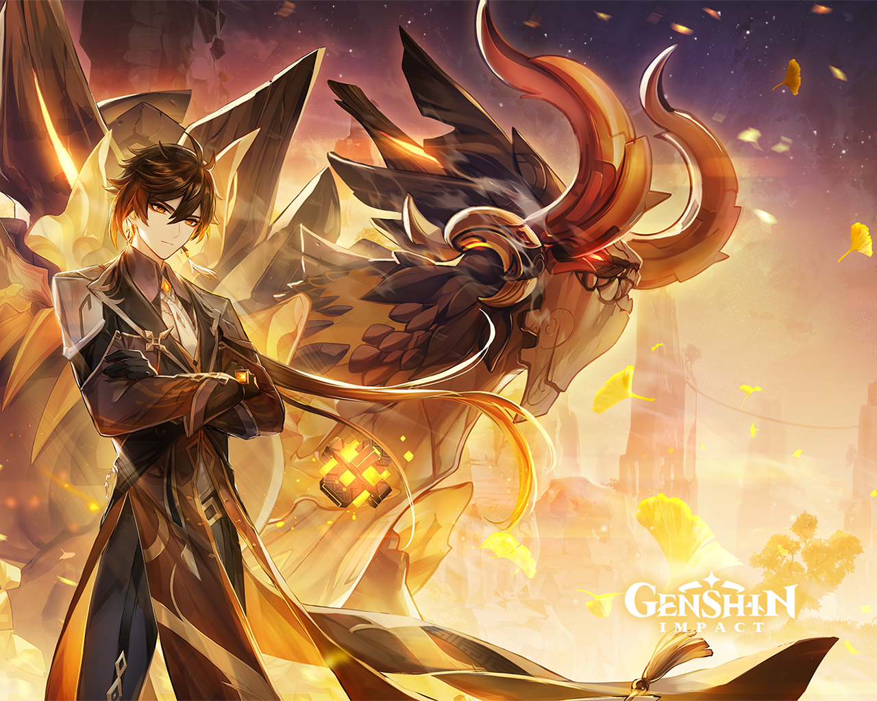 fond d'écran Genshin Impact pc 1280x720 téléchargement gratuit