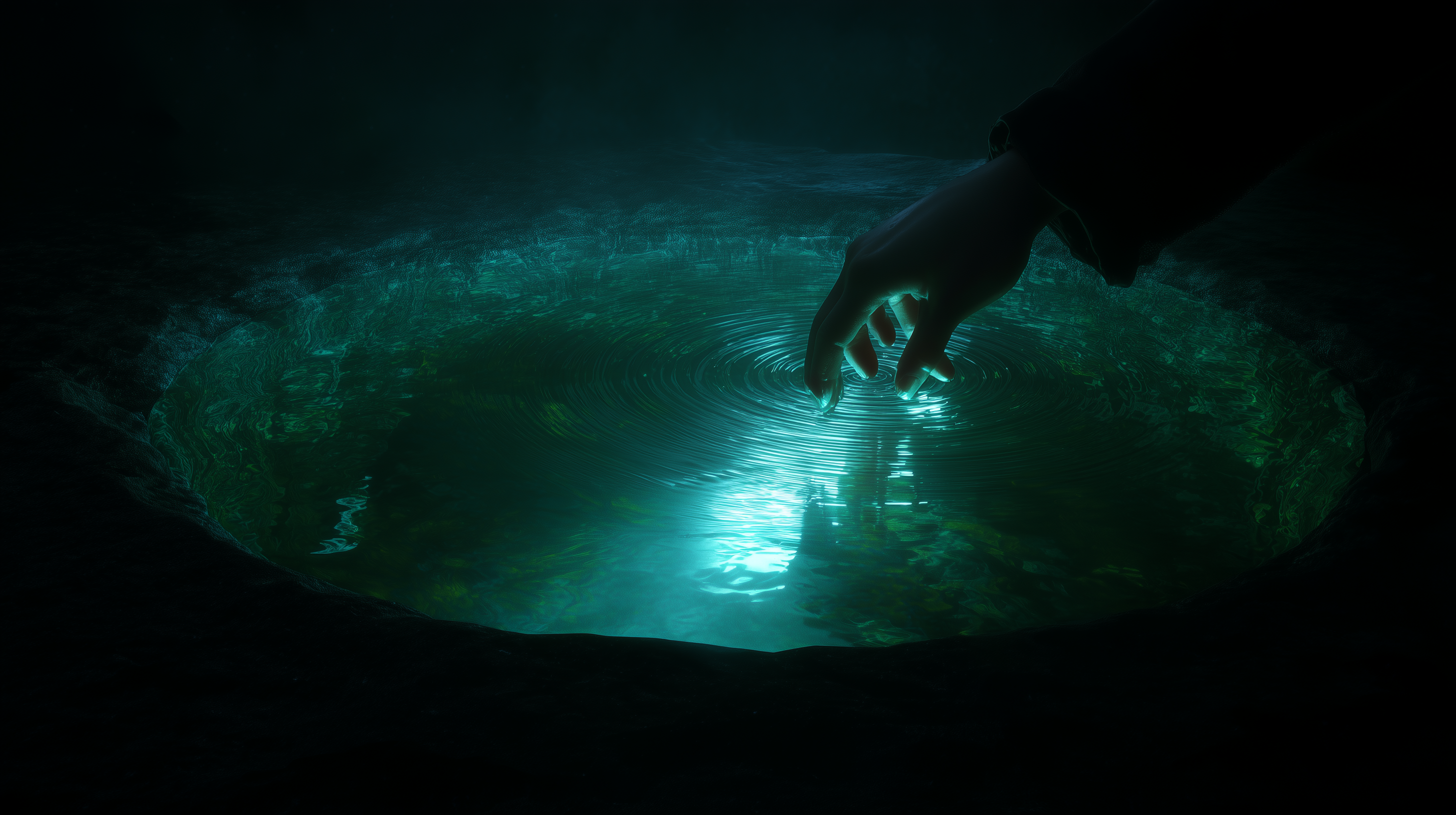 fond d'écran Bioluminescence Lenovo téléchargement gratuit