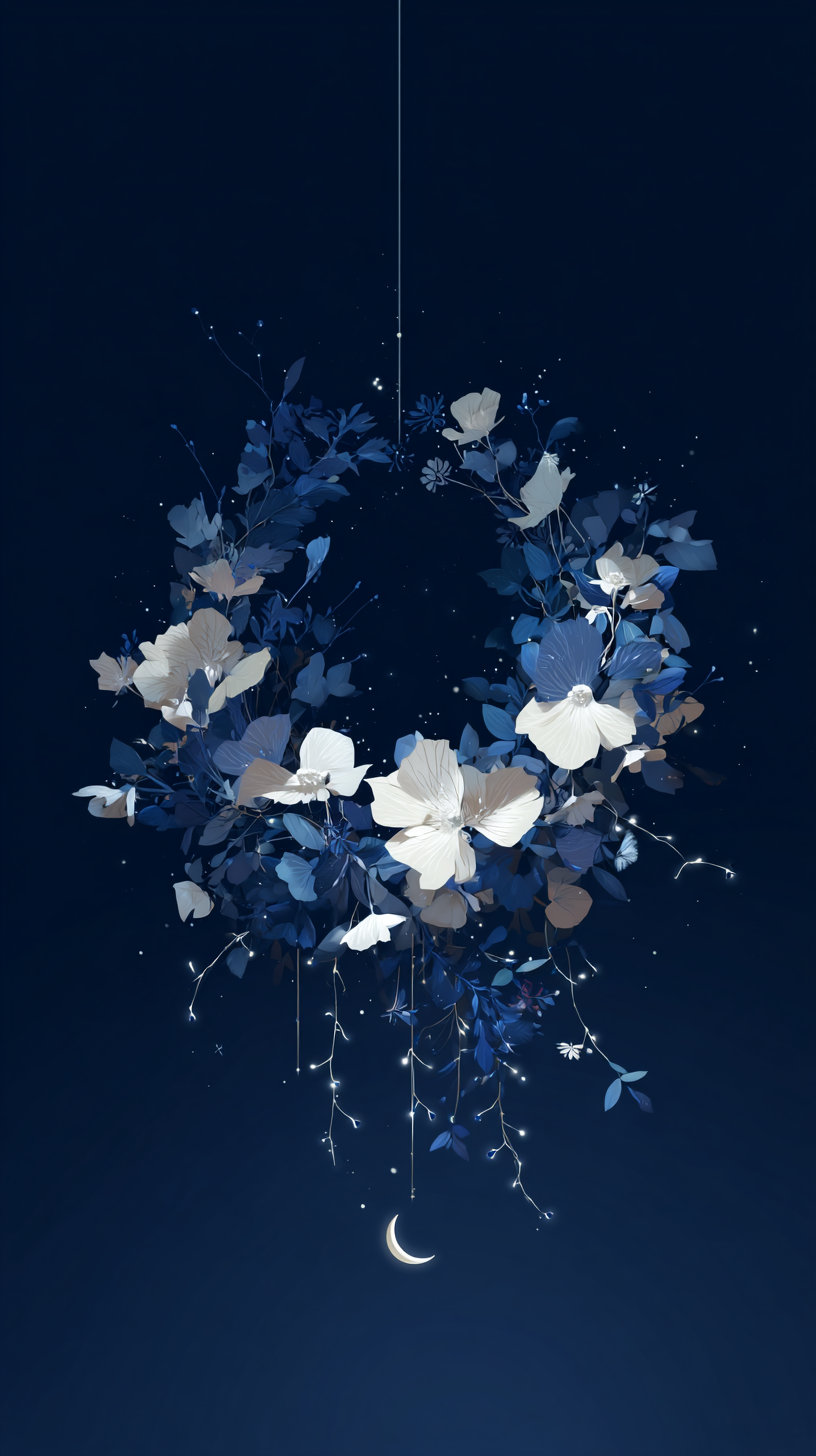 fond d'écran Couronne de fleur téléphone Sony gratuit