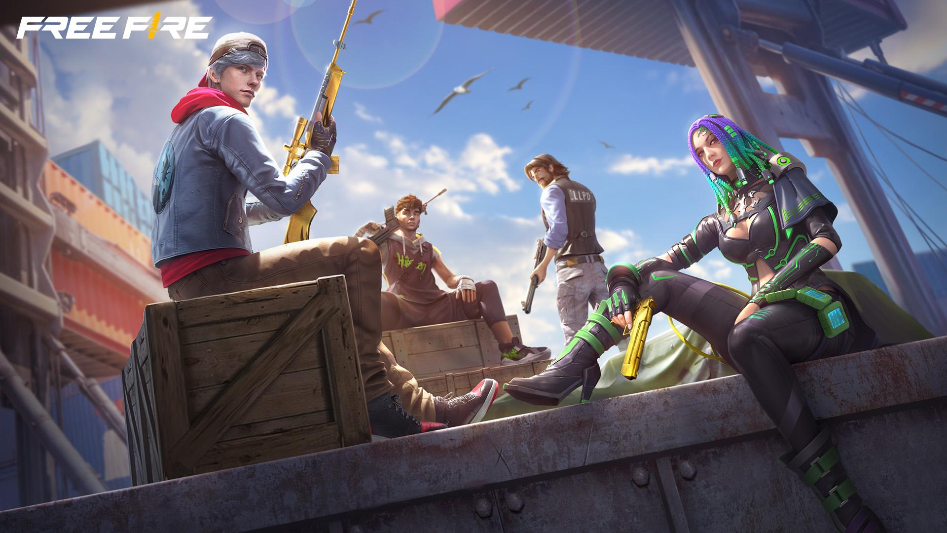 fond d'écran Free Fire 2560x1440 téléchargement gratuit