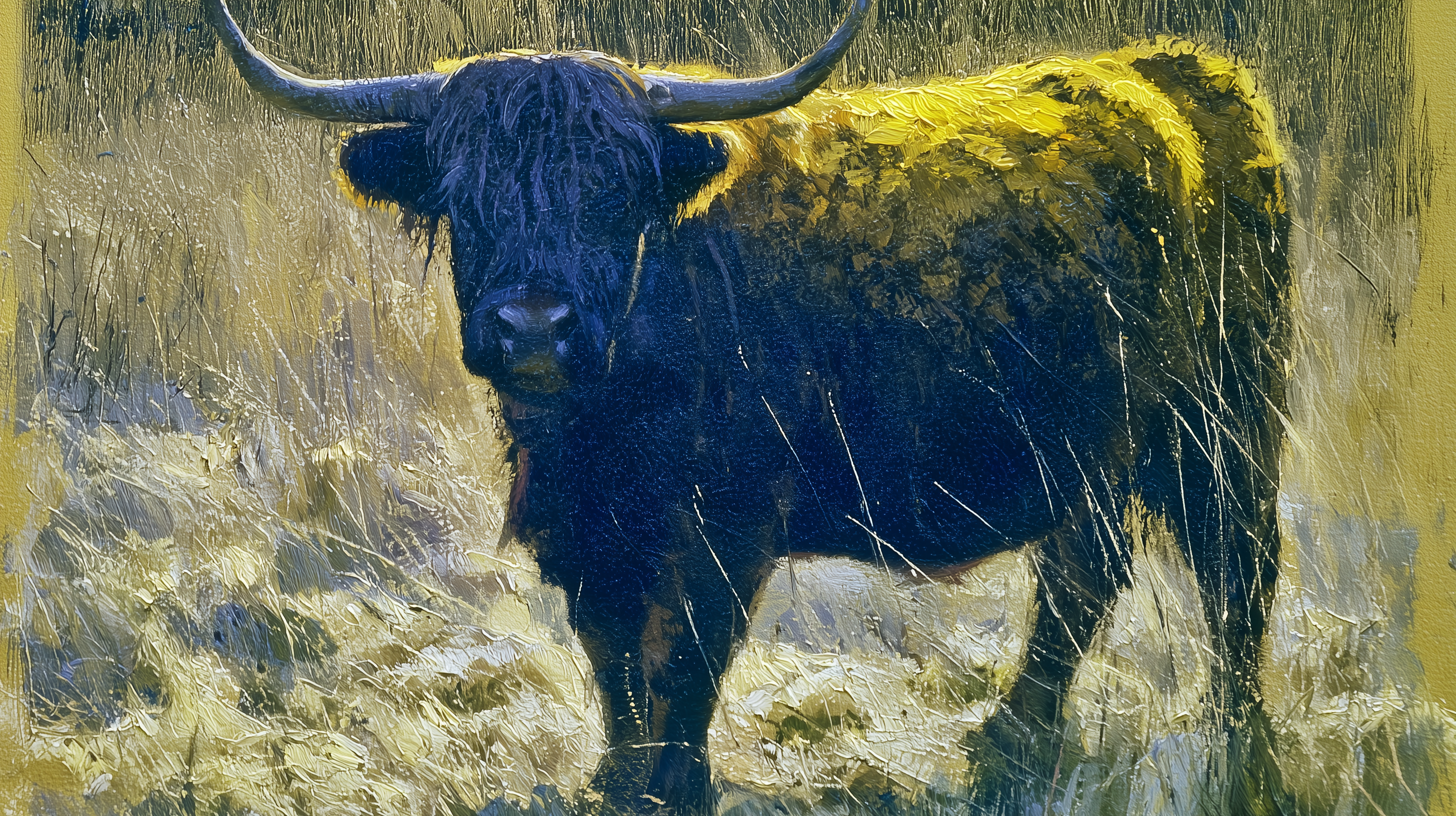 fond d'écran Highland cattle pc mac téléchargement gratuit