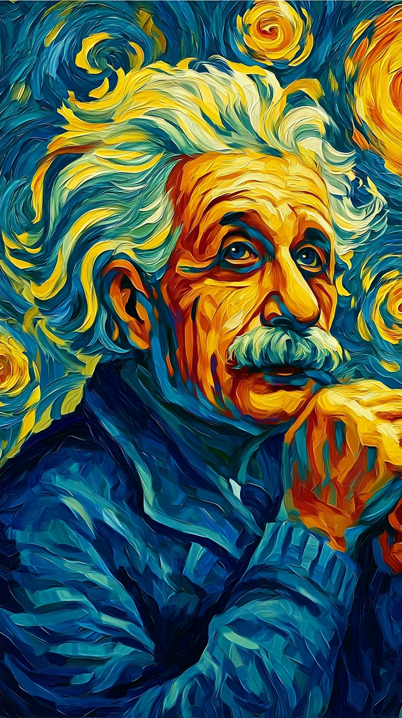 fond d'écran Albert Einstein android gratuit