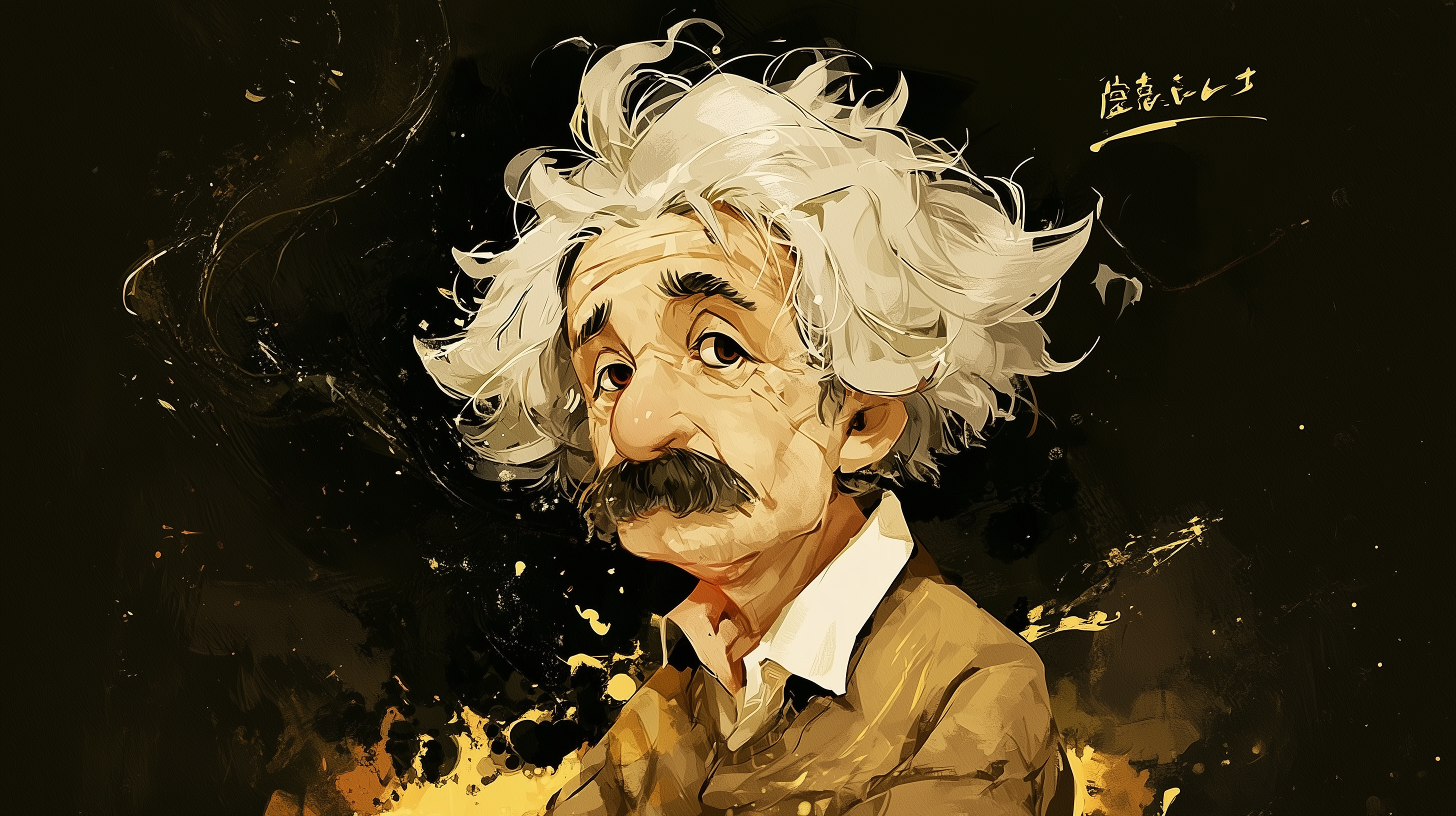 fond d'écran Albert Einstein pc mac téléchargement gratuit