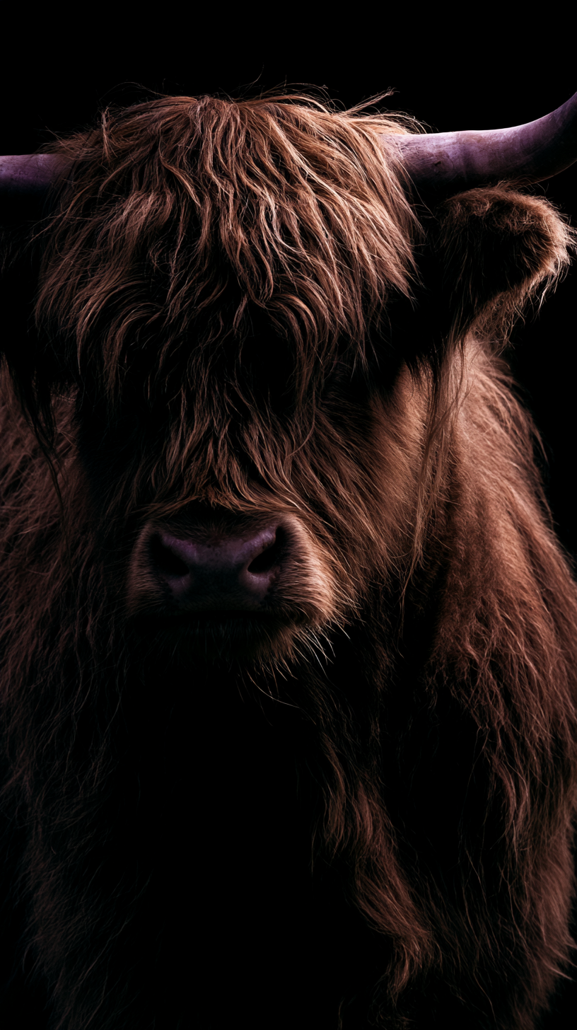 fond d'écran Highland cattle iphone 17