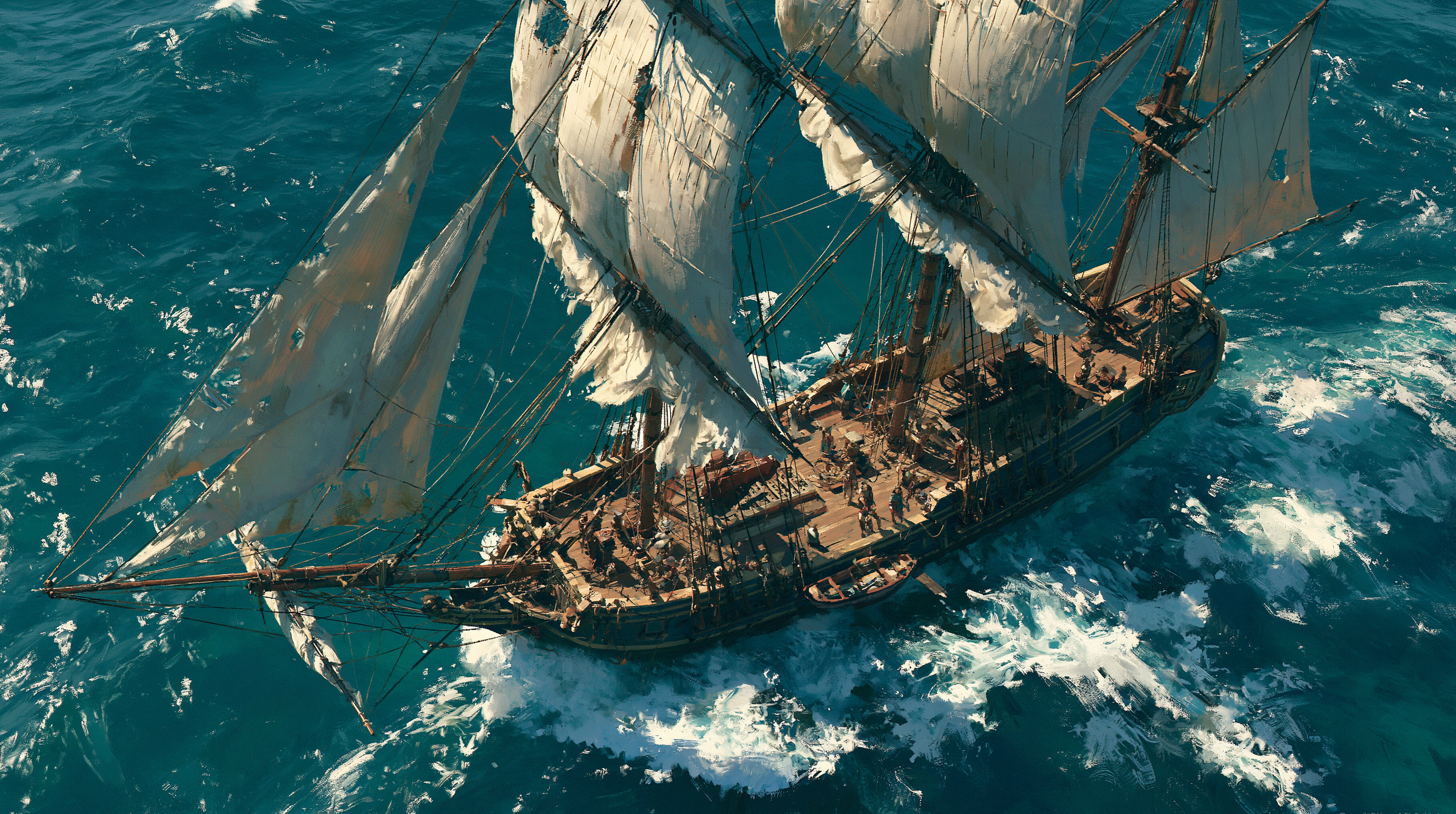 fond d'écran Pirate windows 11 ultra hd téléchargement gratuit