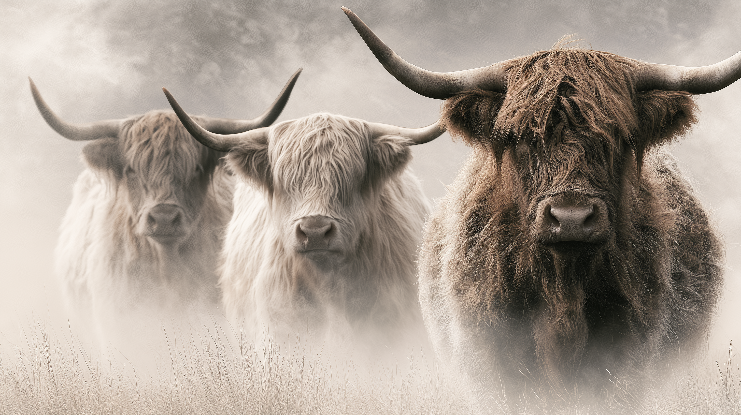 fond d'écran Highland cattle Razer téléchargement gratuit