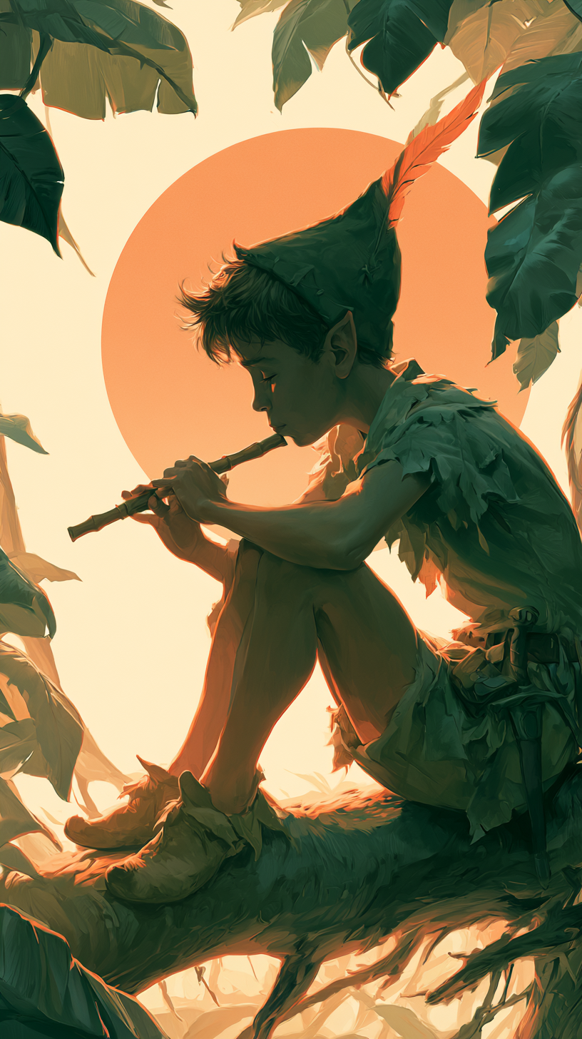 fond d'écran Peter Pan iphone 17 pro gratuit