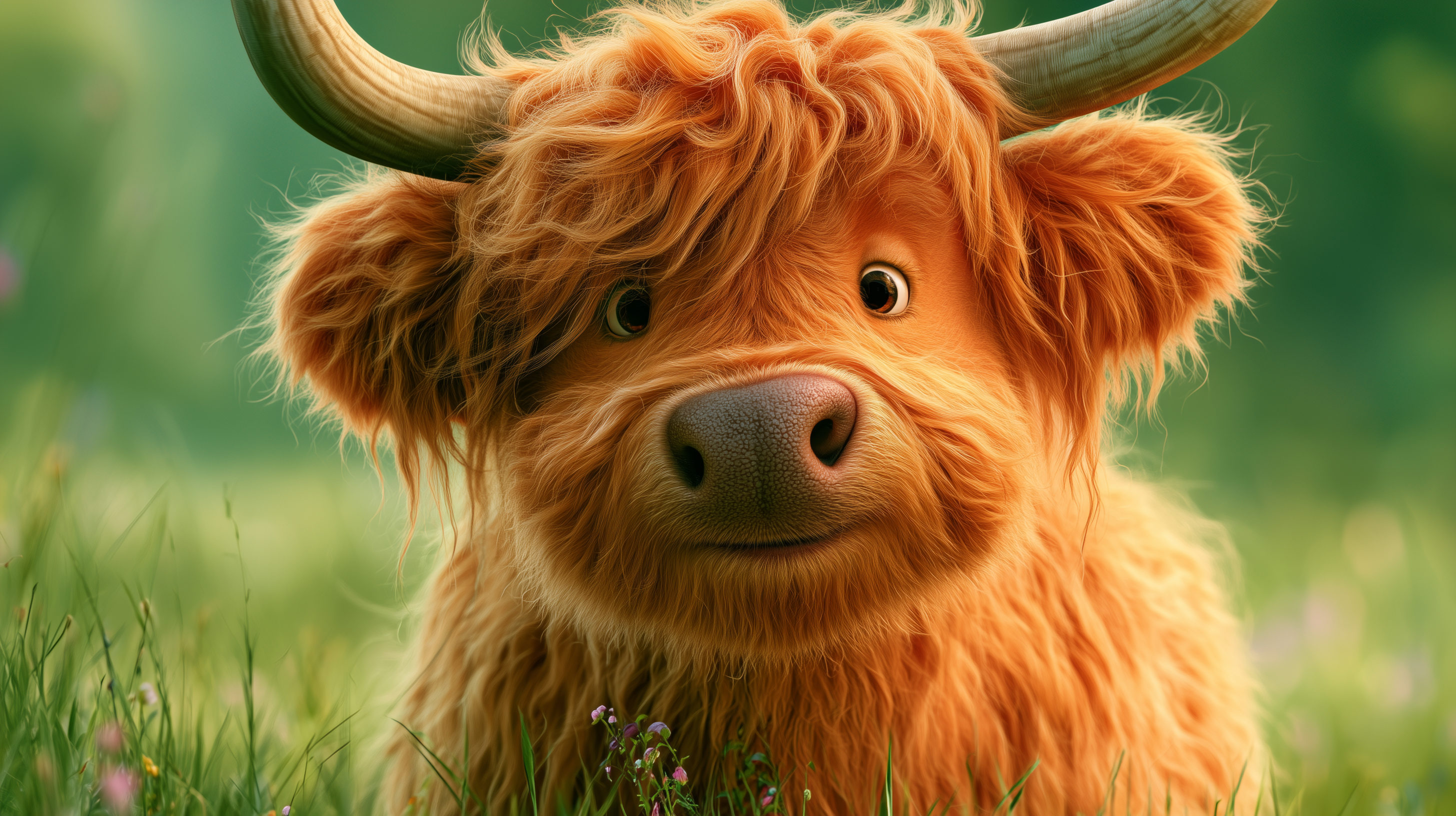 fond d'écran Highland cattle 4:3 téléchargement gratuit