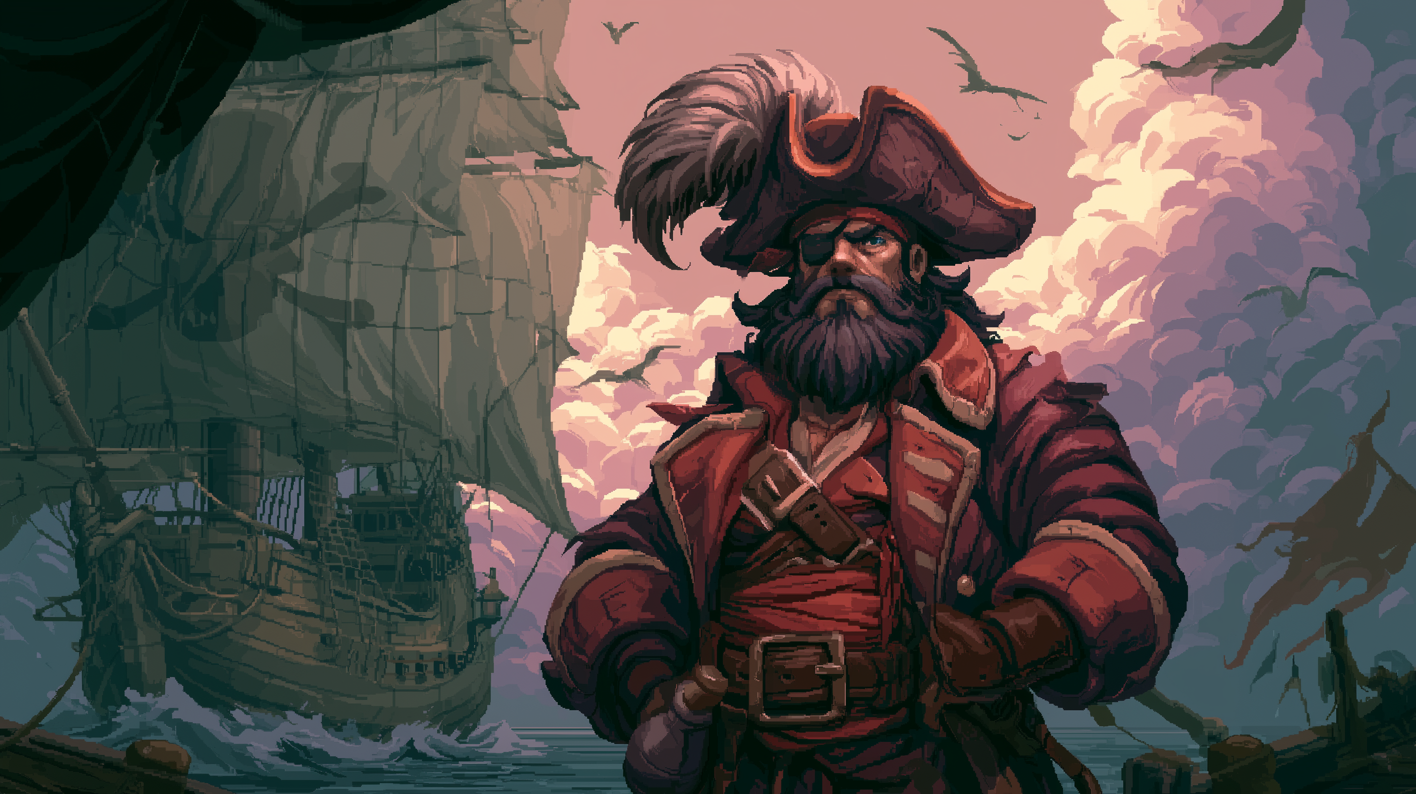fond d'écran Pirate ultrawide 3440x1440 téléchargement gratuit