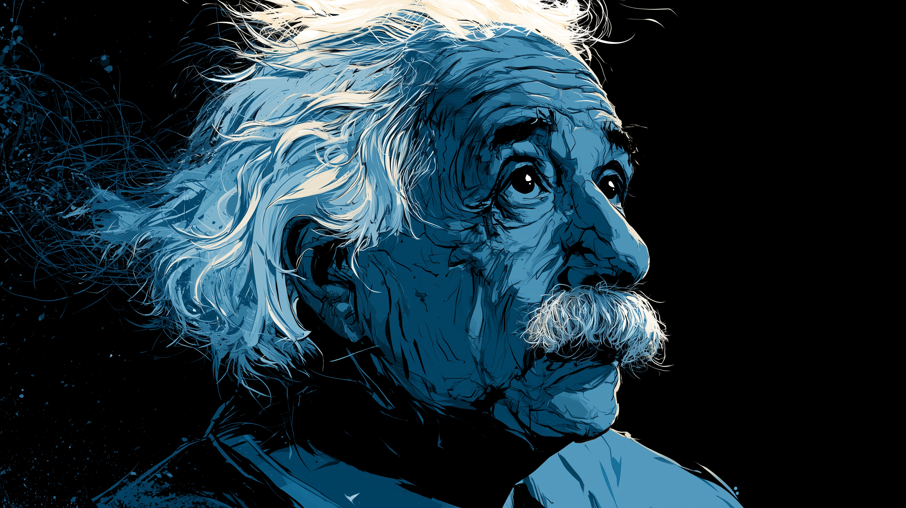 fond d'écran Albert Einstein hd 1920x1080 téléchargement gratuit
