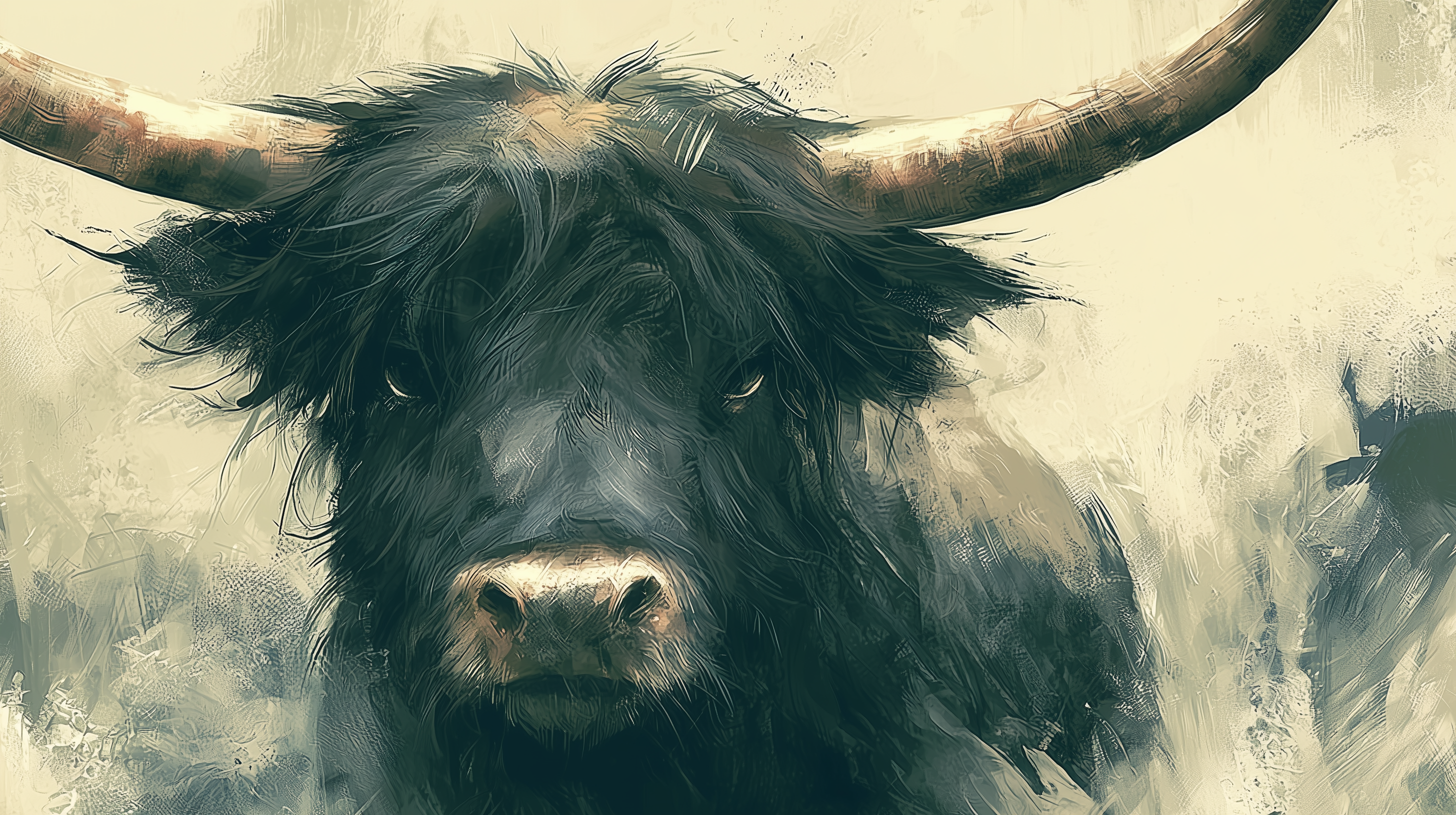 fond d'écran Highland cattle Microsoft Surface téléchargement gratuit