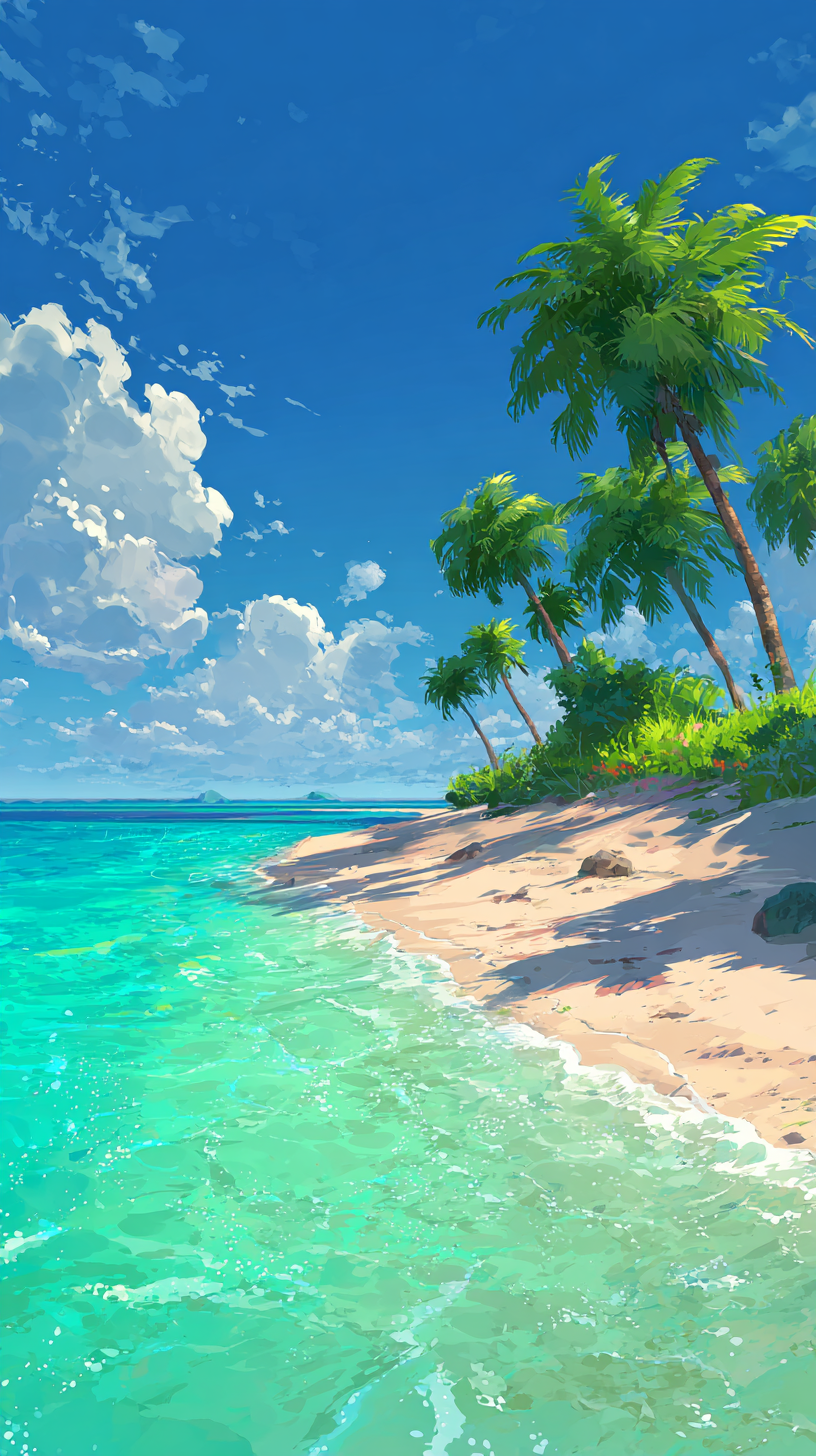 fond d'écran Caye iphone 4k gratuit
