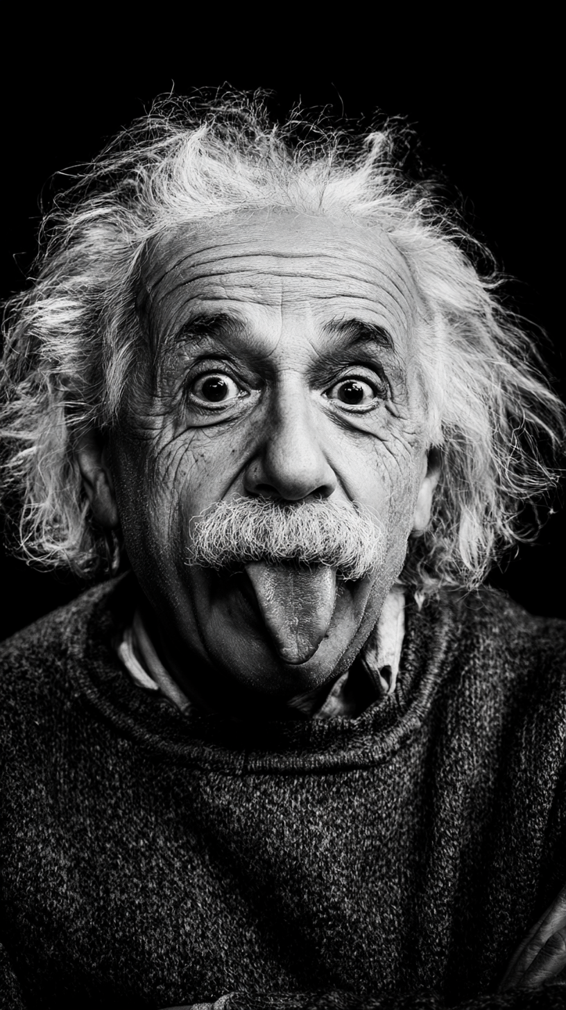 fond d'écran Albert Einstein téléphone Huawei télécharger gratuit