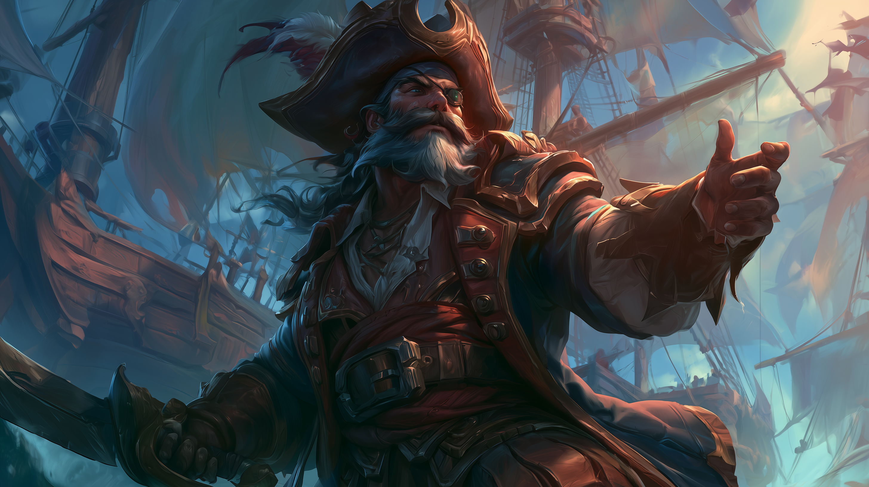 fond d'écran Pirate pc 4k 1920x1080 téléchargement gratuit