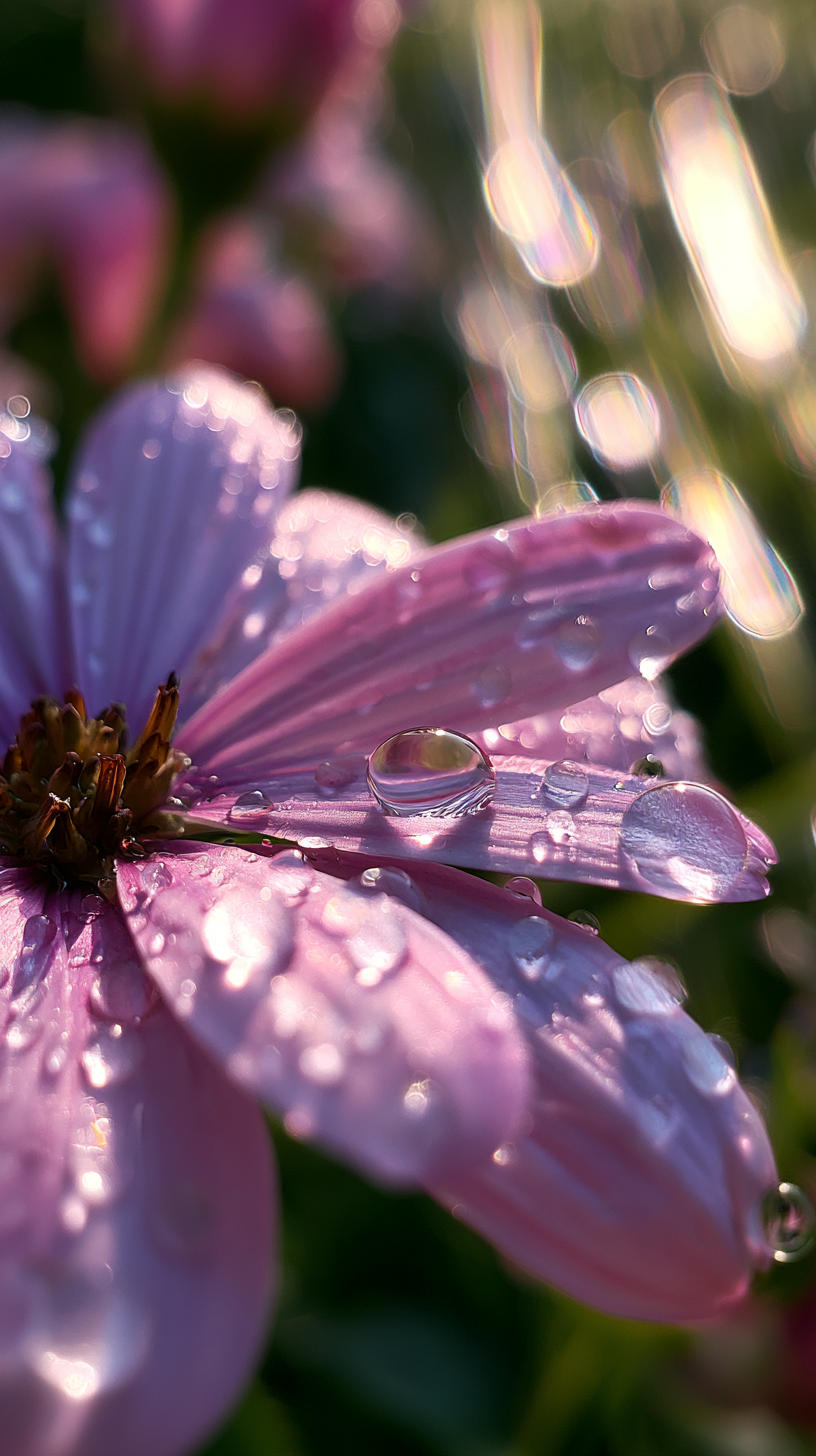 fond d'écran goutte de rosée iphone 14 gratuit