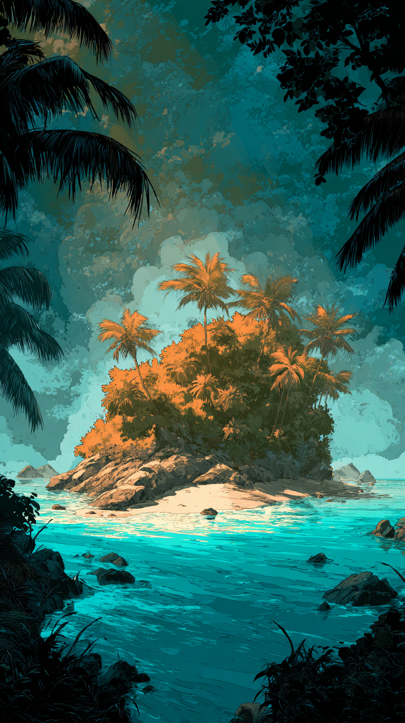 fond d'écran Caye de téléphone gratuit