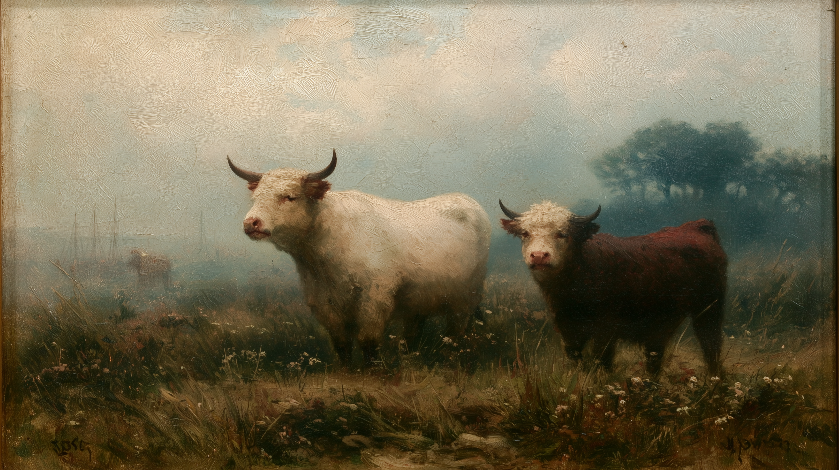 fond d'écran Highland cattle Apple téléchargement gratuit