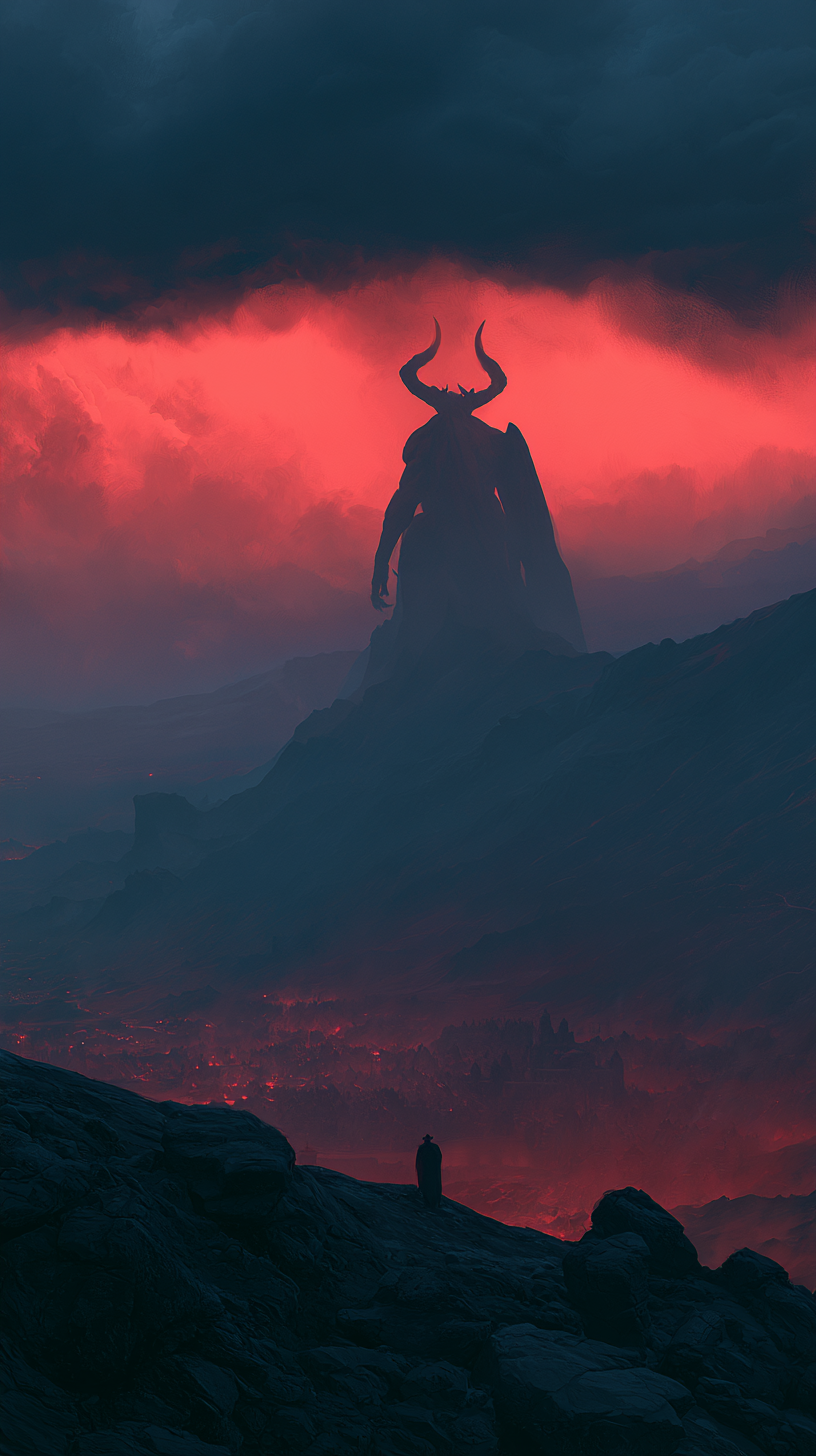 fond d'écran satan iphone 16 pro gratuit